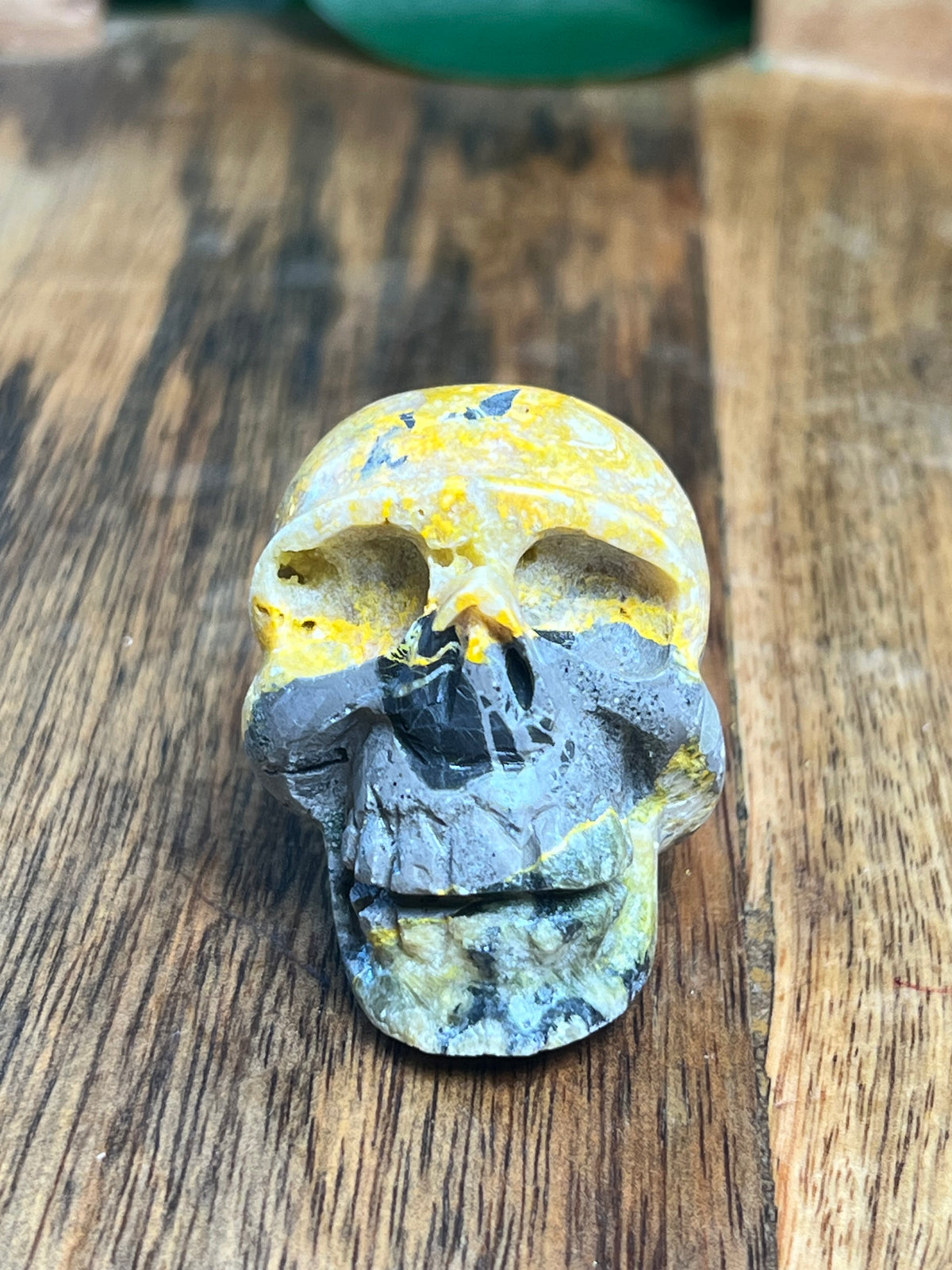 Bumblebee Jasper Mini Skull: G