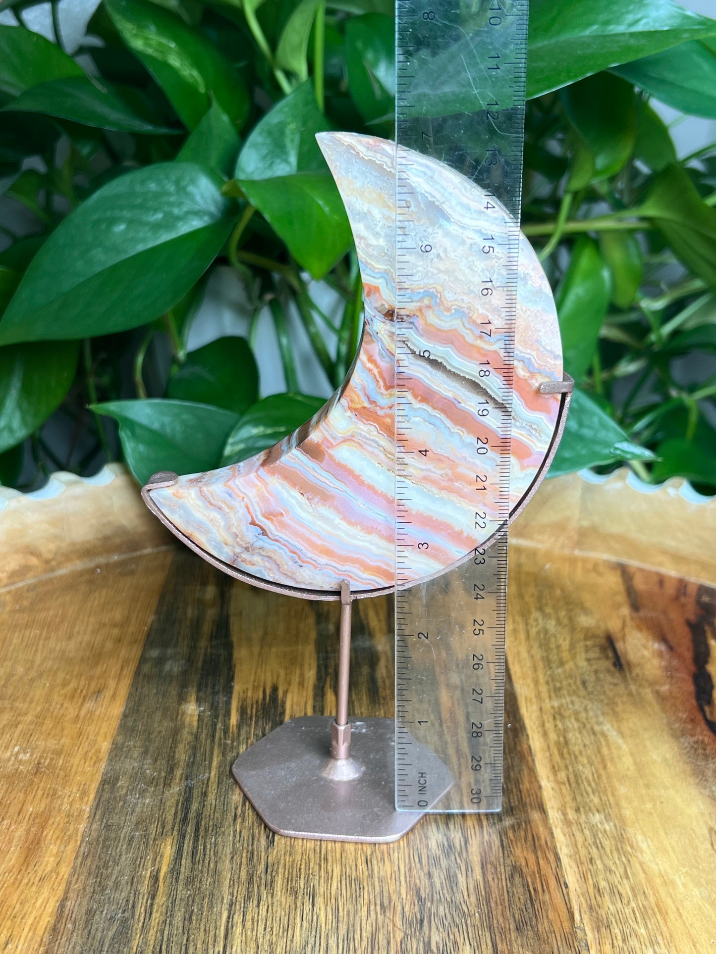 Crazy Lace Agate Moon: XV