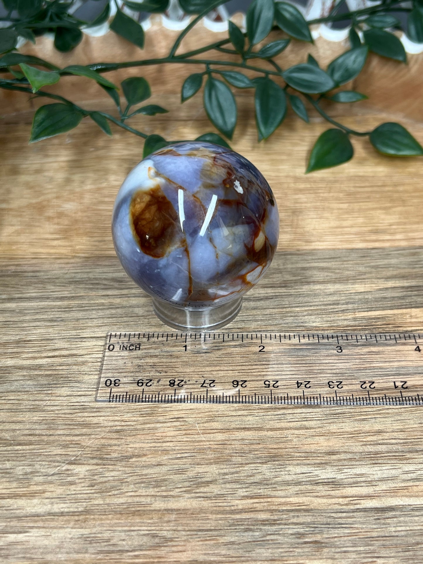 Purple Chalcedony Sphere