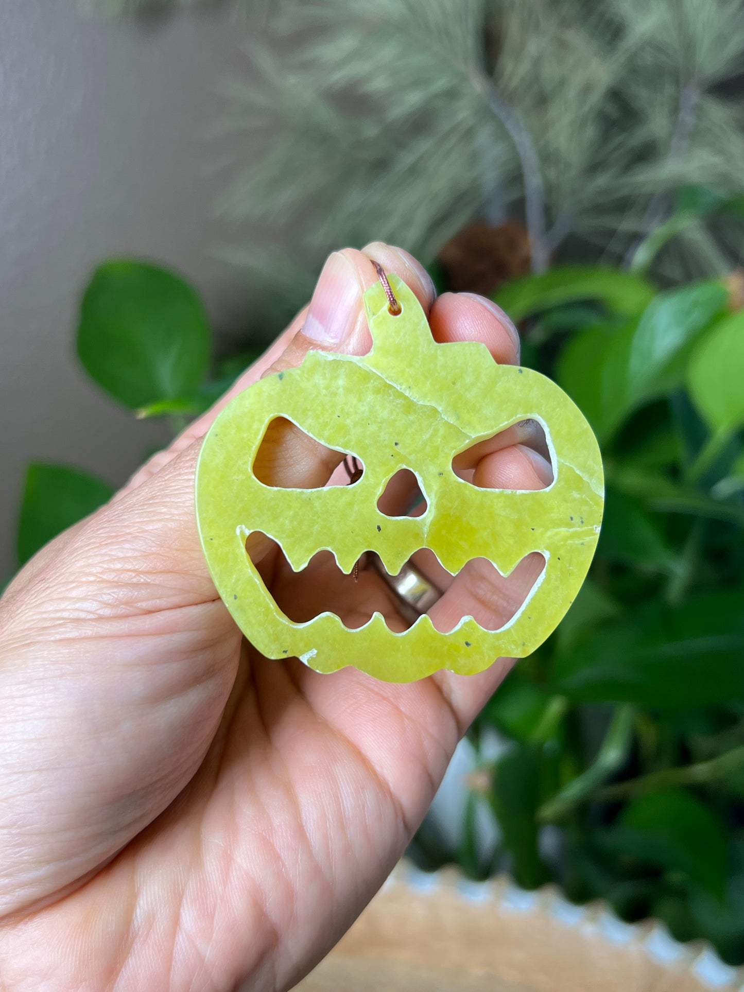 Idocrase Jack-O_Lantern Ornament