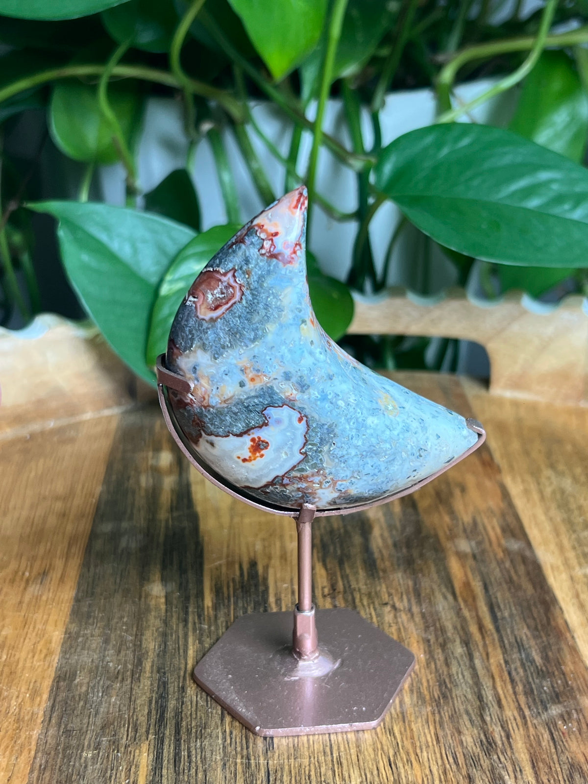 Marcasite Mini Puffy Moon: DP