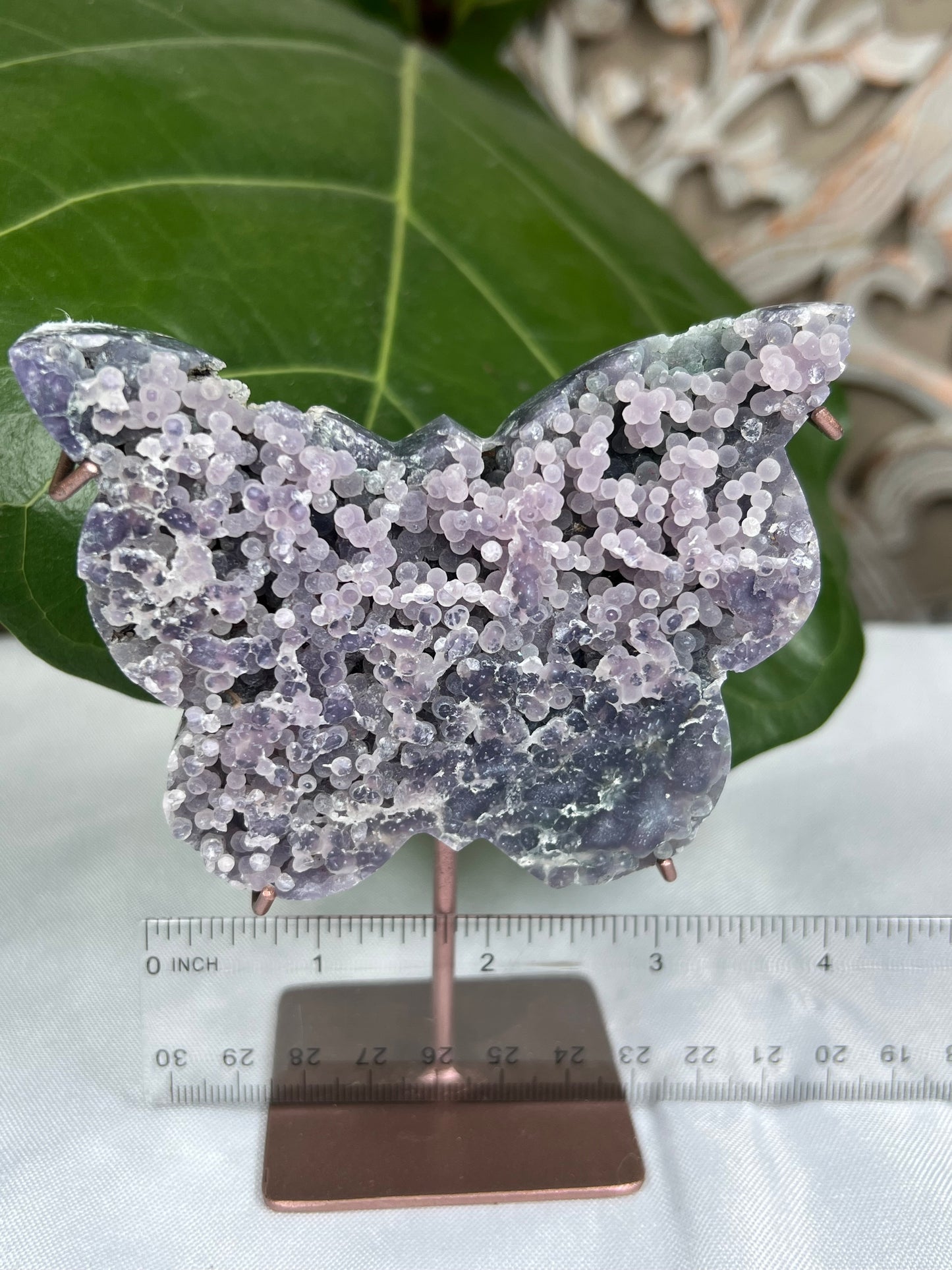 Grape Agate Butterfly