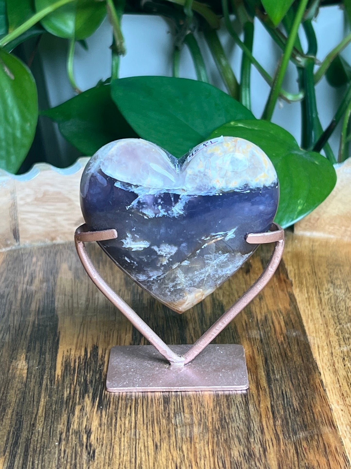Purple Chalcedony Heart: PL