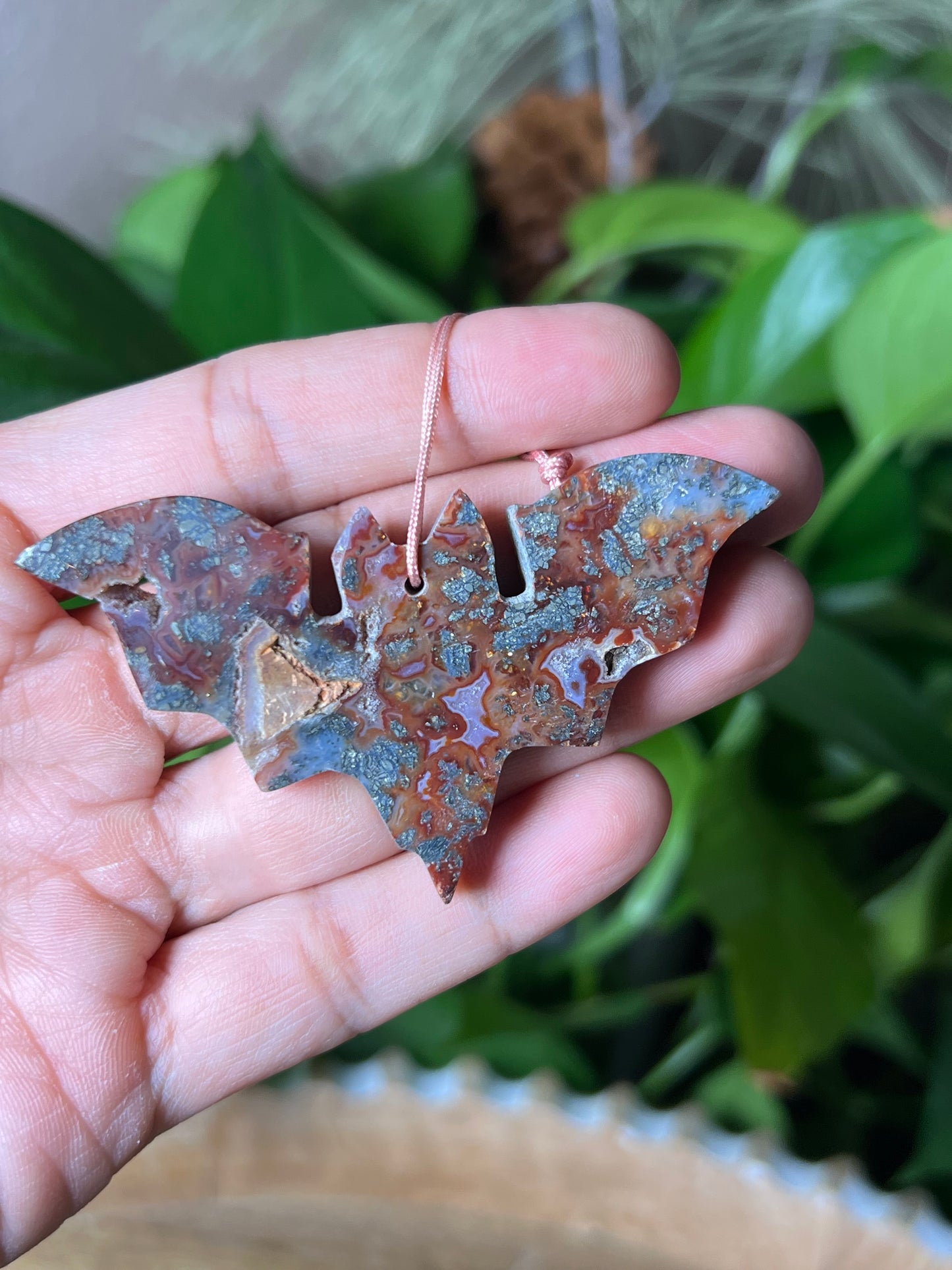 Marcasite Bat Ornament