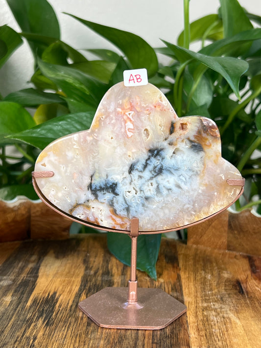 Rainbow Plume Agate Clouds