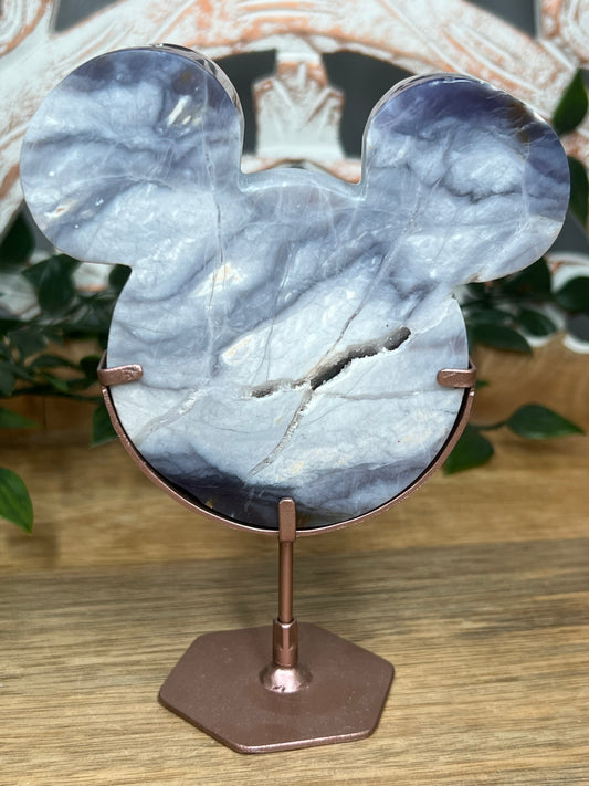 Purple Chalcedony Head