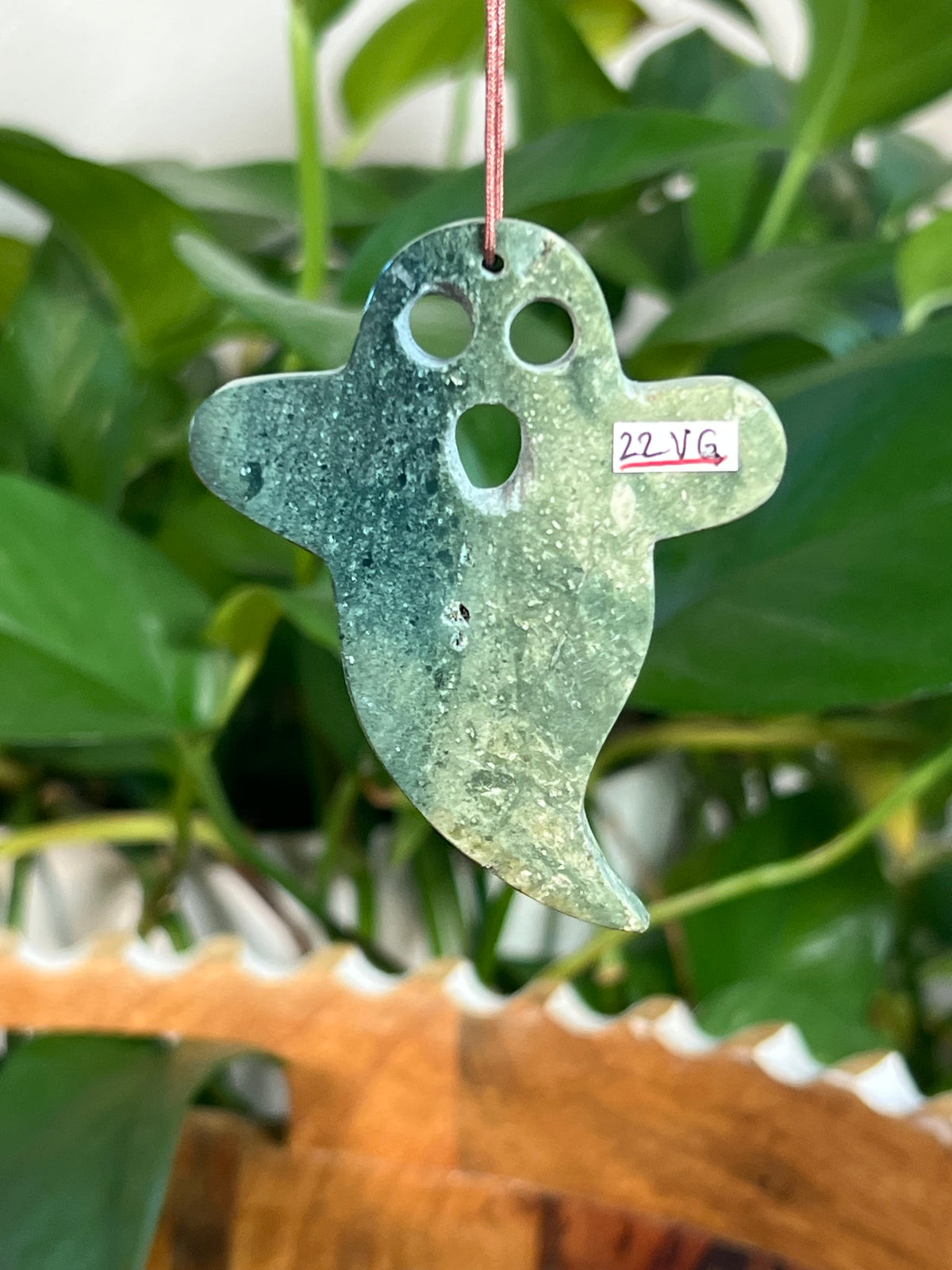 Blue Green Jasper Ghost Ornaments