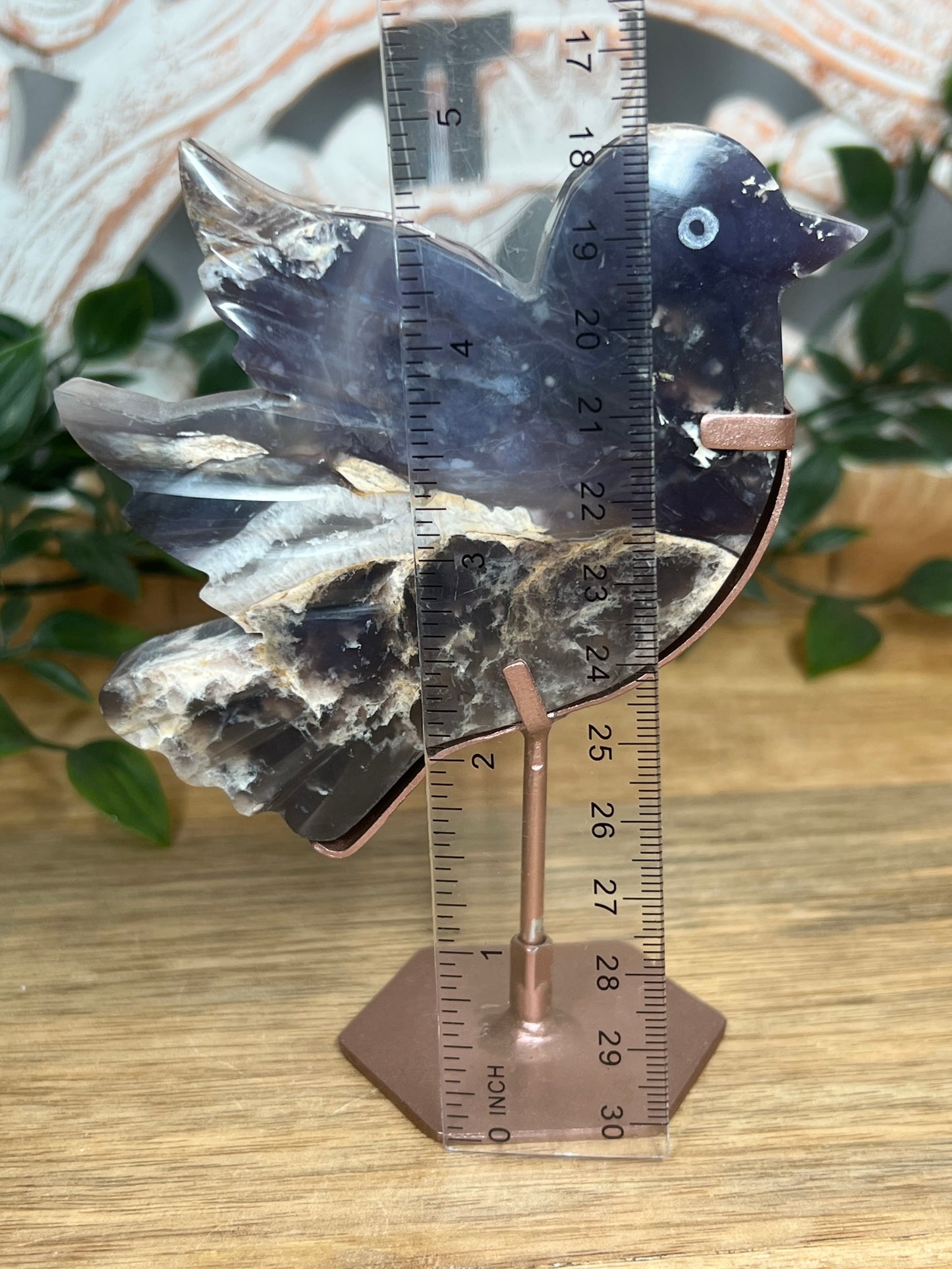 Purple Chalcedony Bird