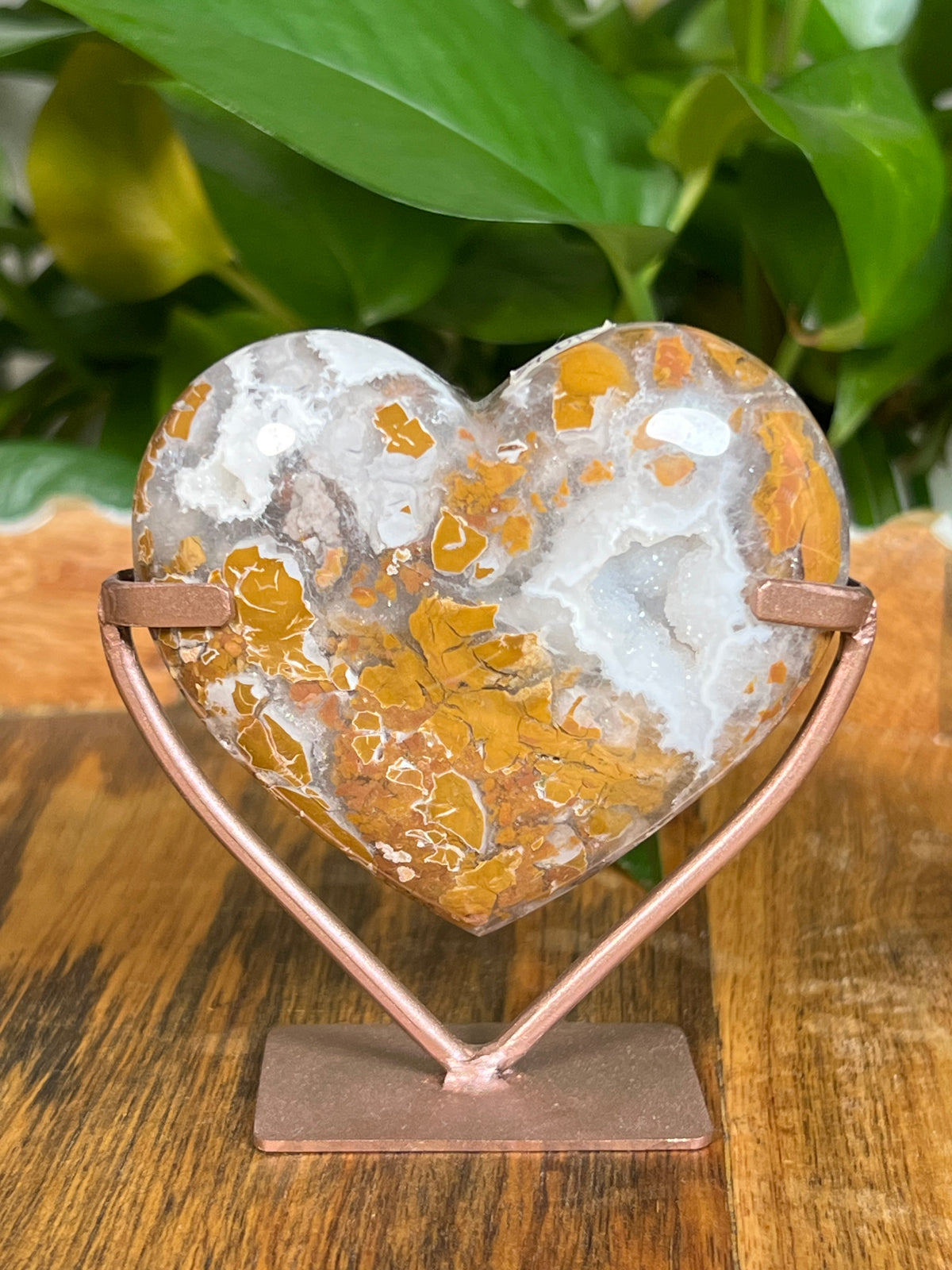Brecciated Jasper Heart: DK
