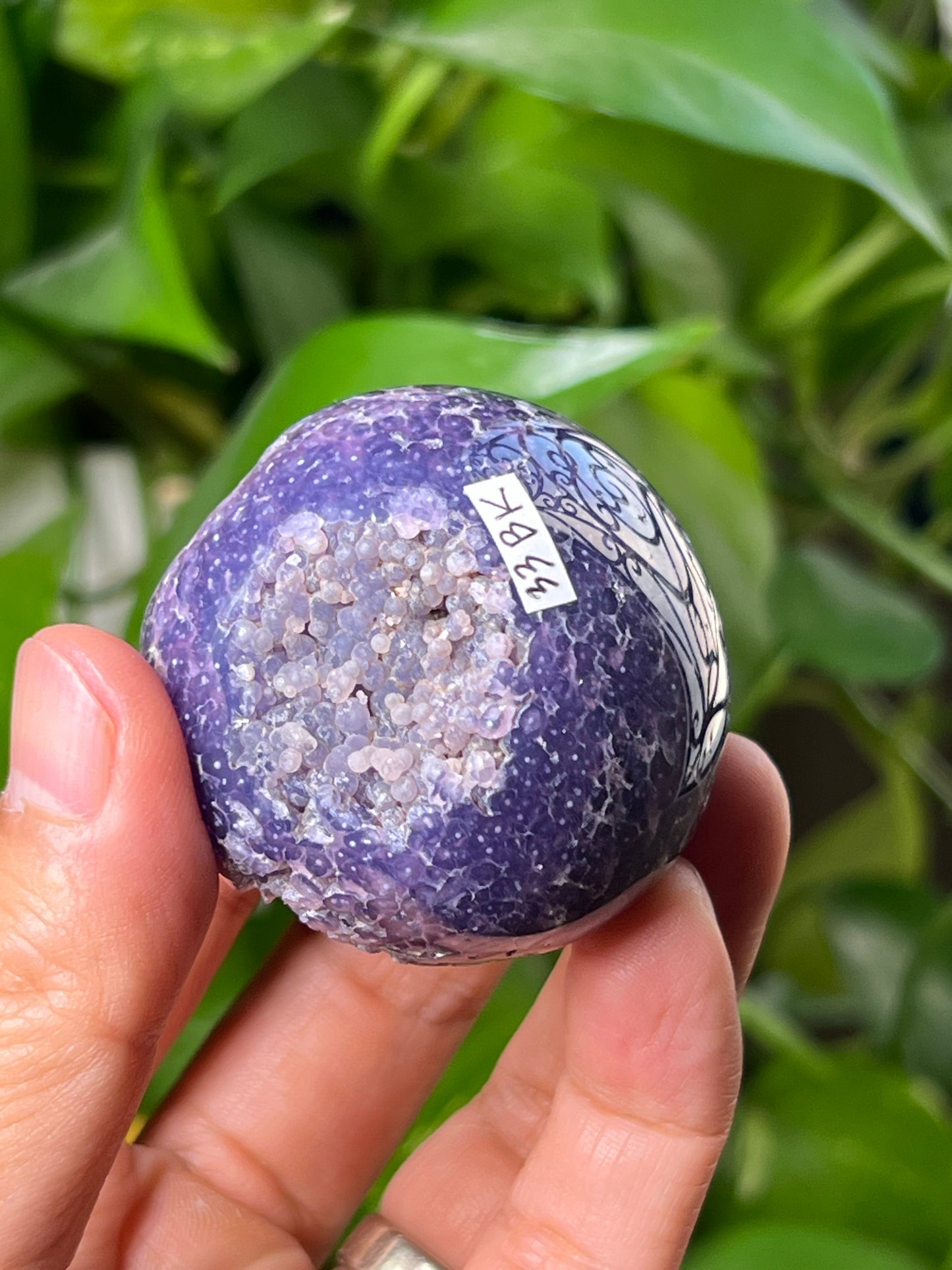 Grape Agate Sphere
