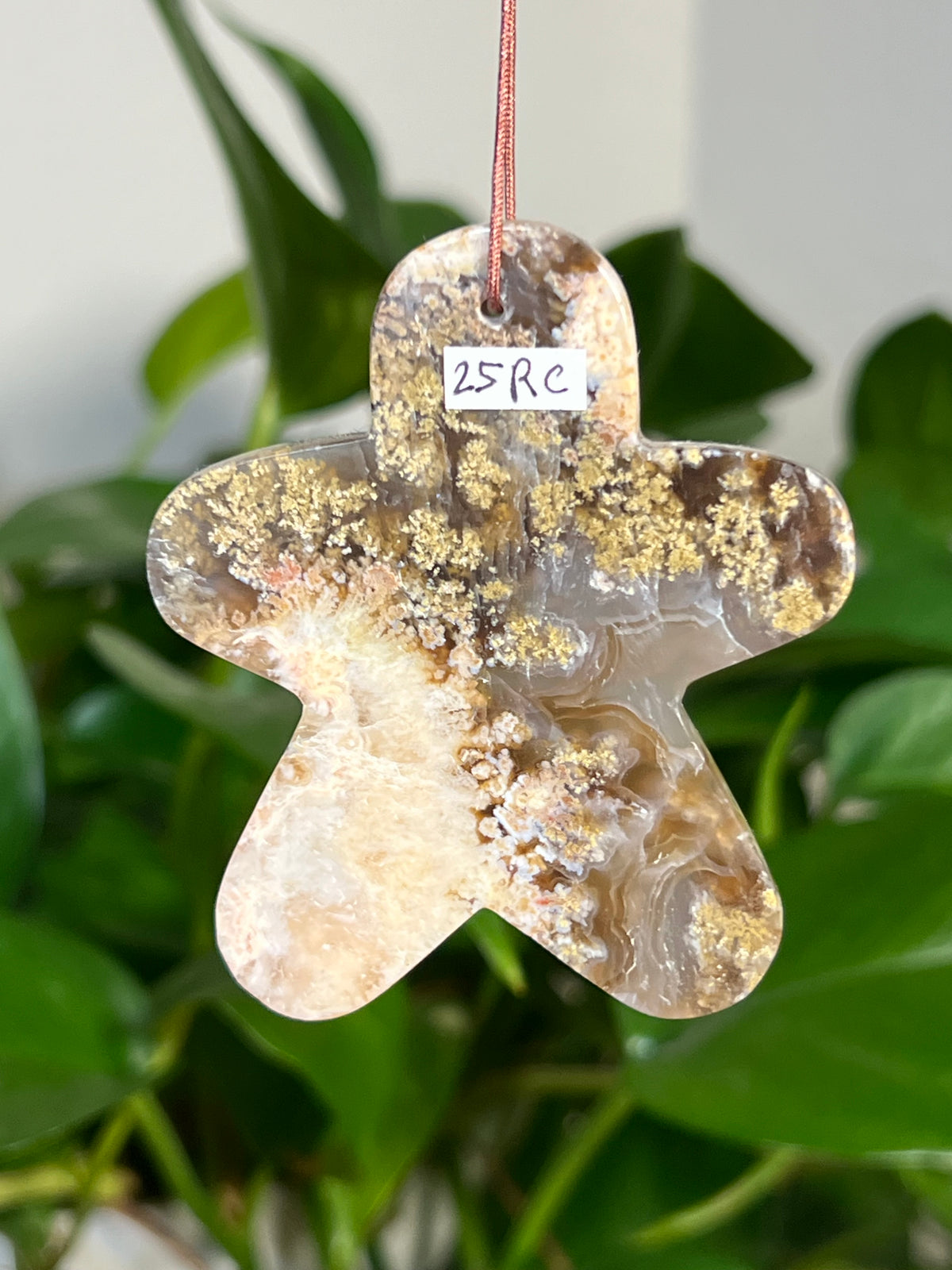 Scenic Moss Agate Gingerbread Ornaments