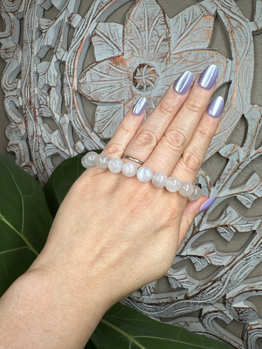 Moonstone Beaded Bracelet (10mm)