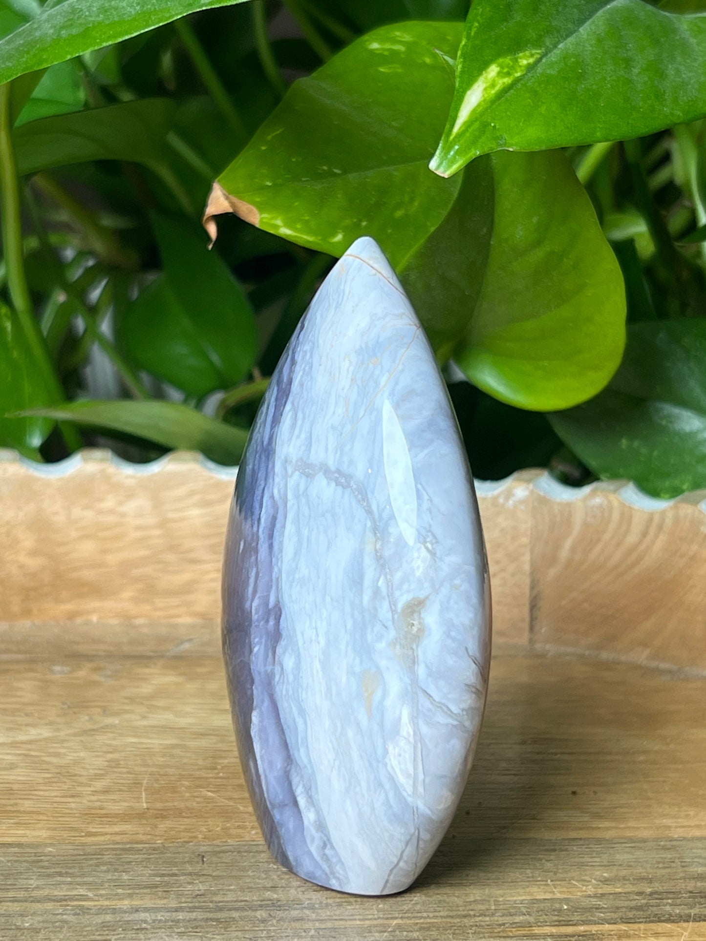 Purple Chalcedony Flame