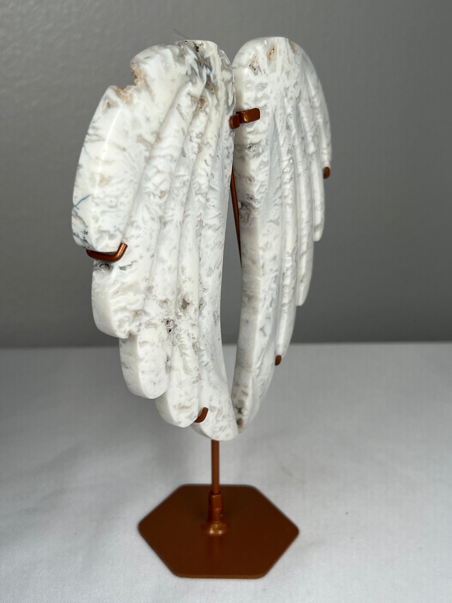 White Plume Agate Wings