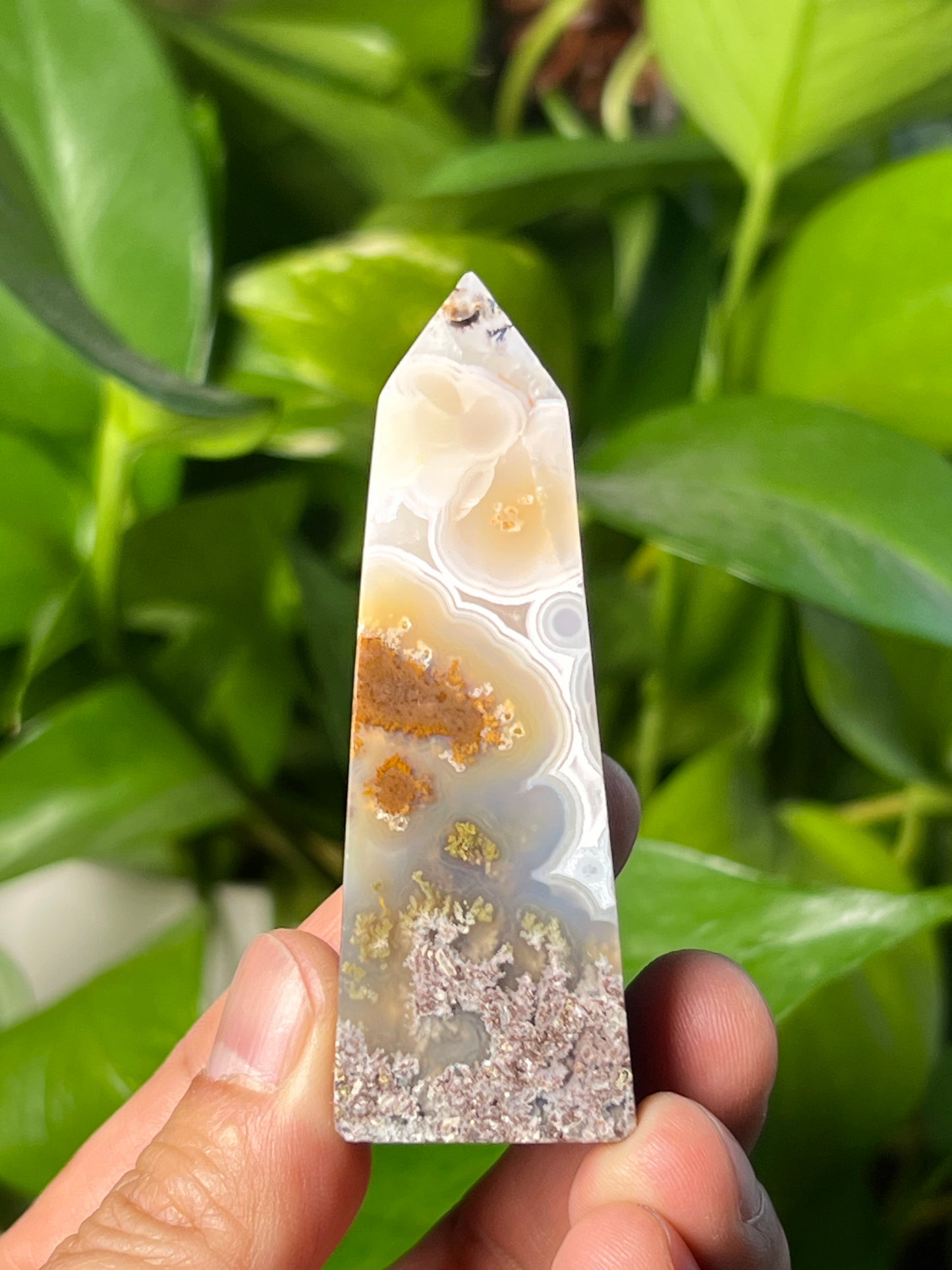 Scenic Moss Agate Tower