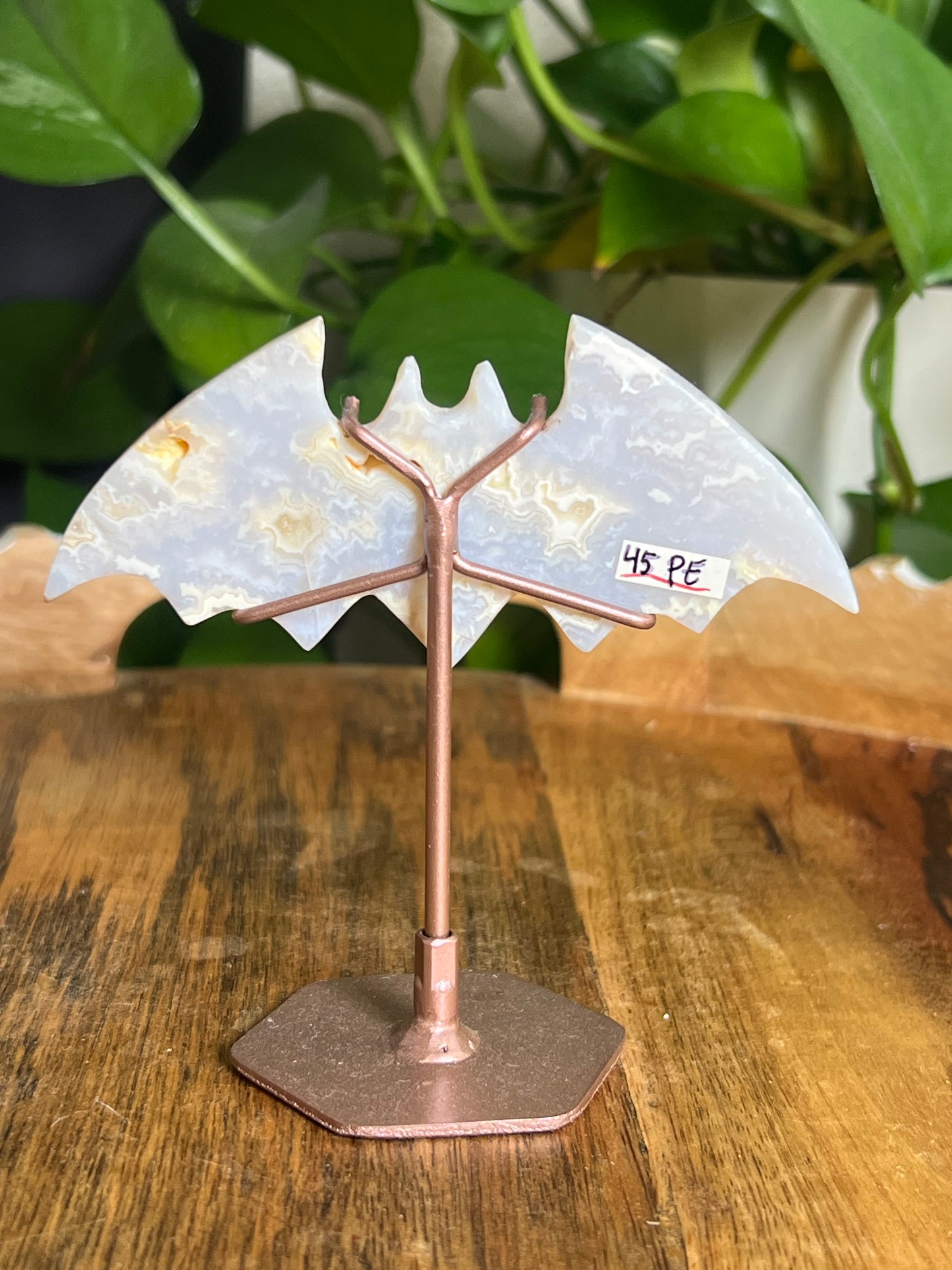 White Plume Agate Bat