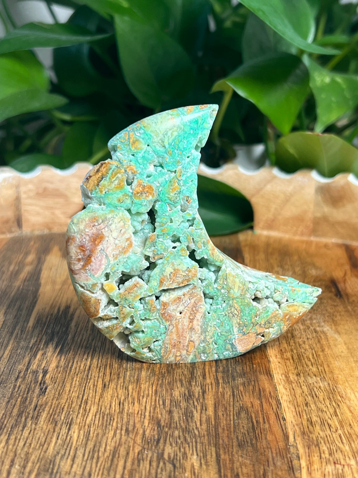 Smithsonite Self Standing Moon: PA