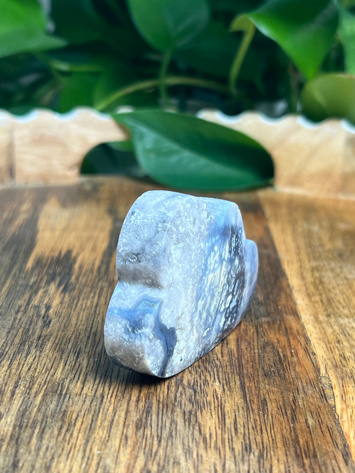 Blue Plume Agate Mini Cloud: PD
