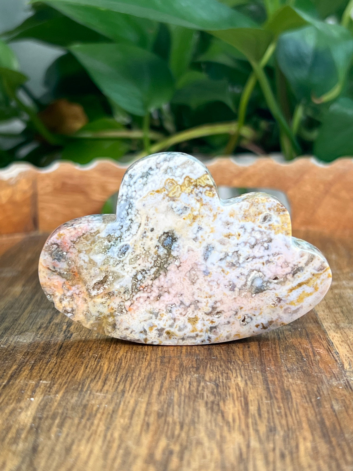 Sea Jasper Self Standing Small Clouds