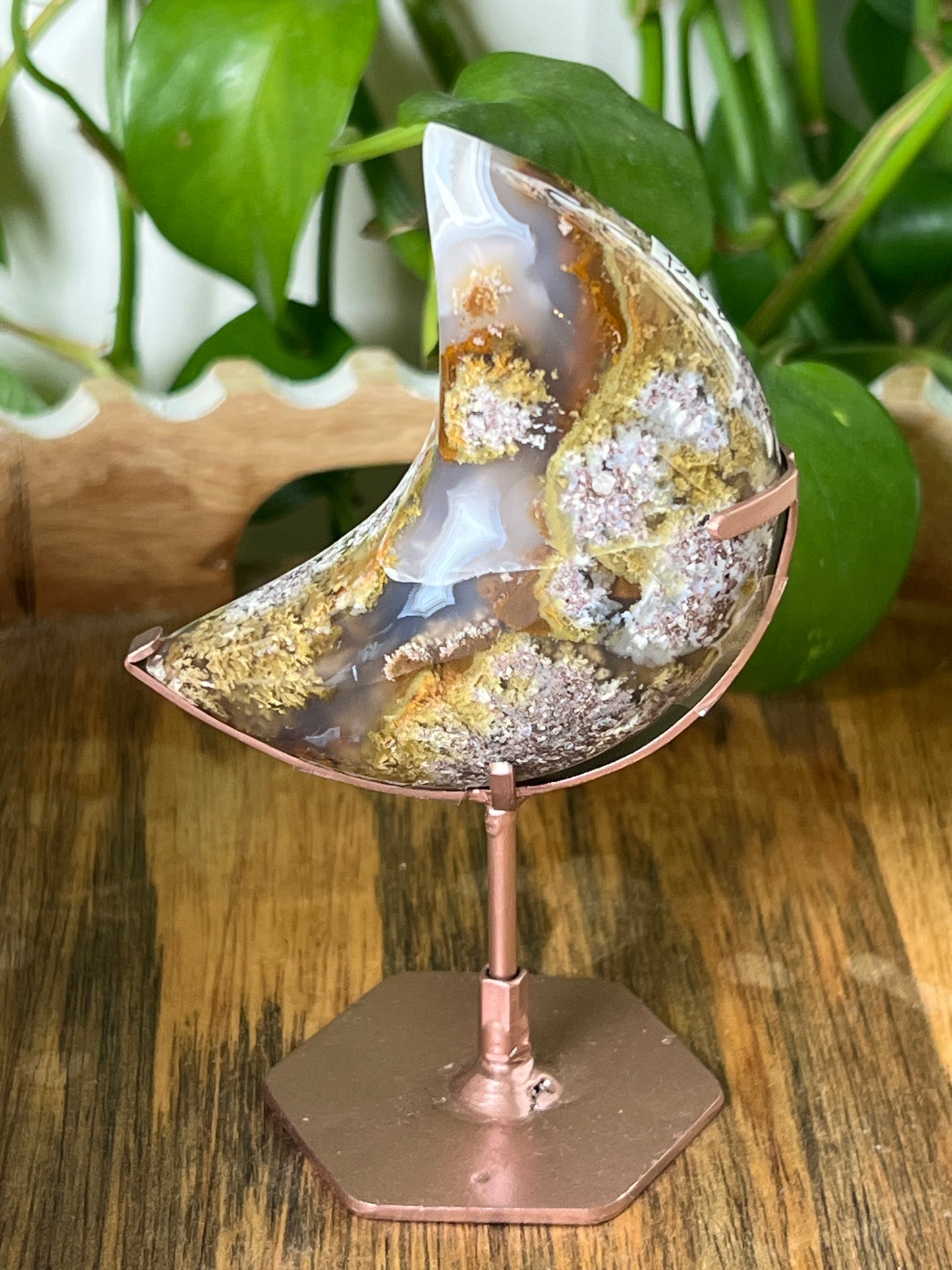 Scenic Moss Agate Moon