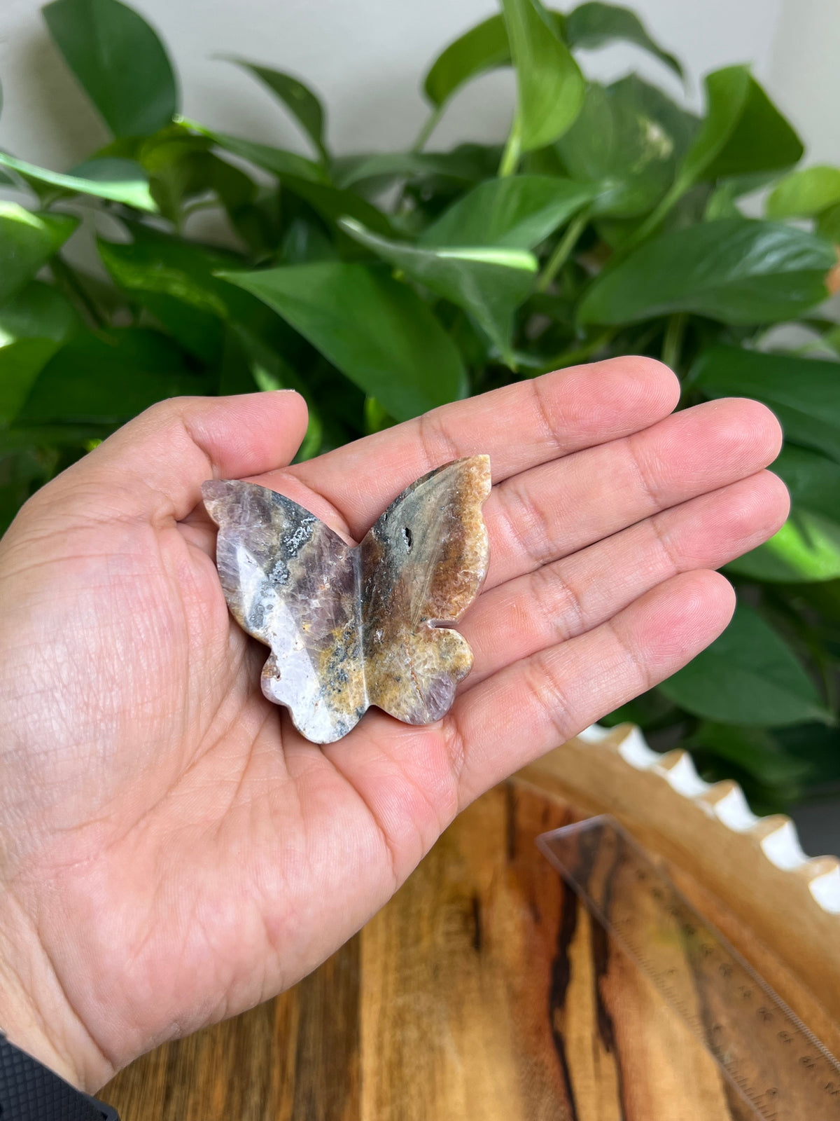 Indonesian Amethyst 3D Butterfly: A