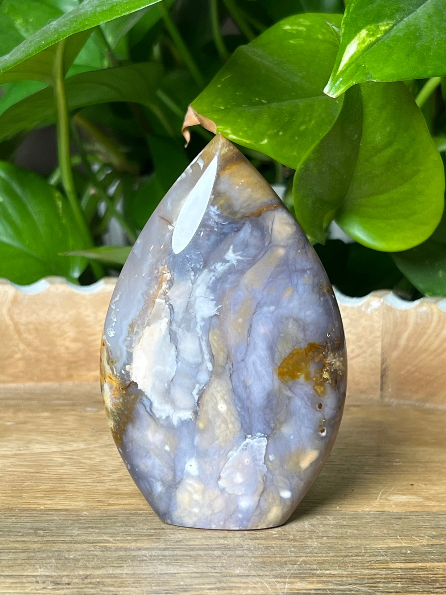 Purple Chalcedony Flame