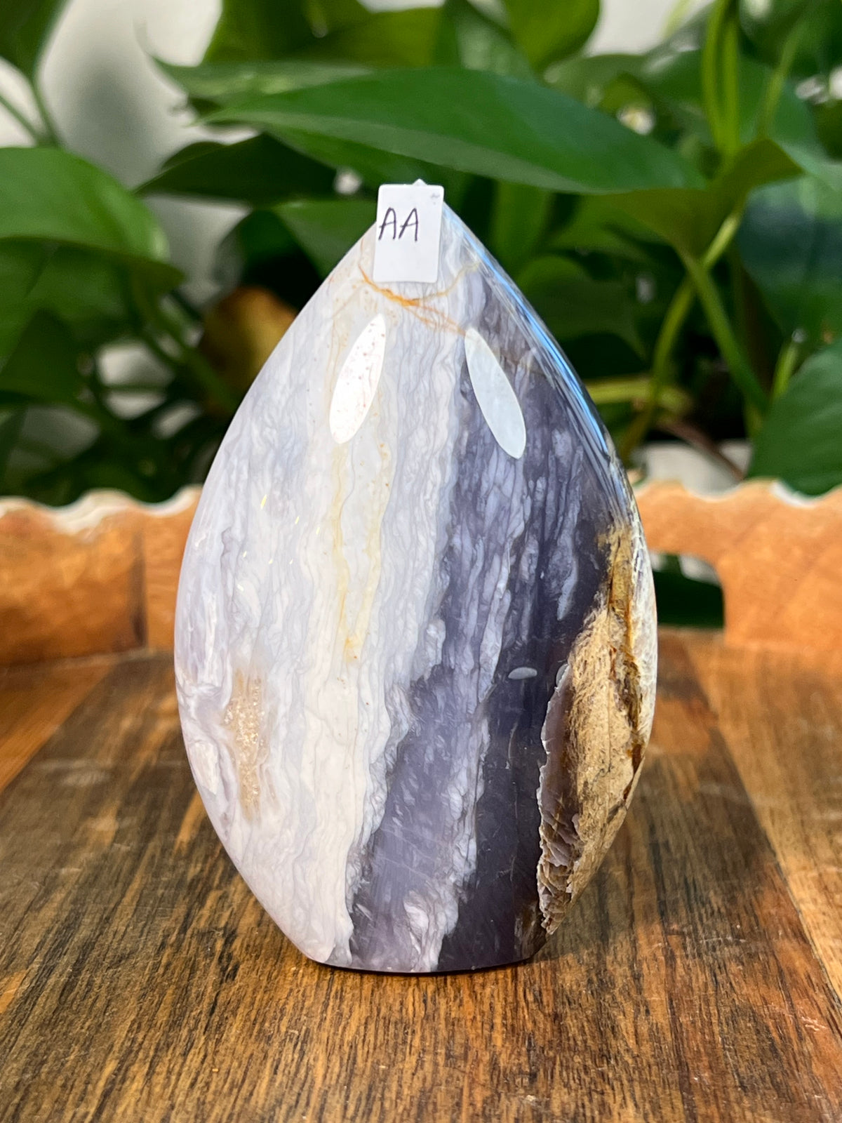 Purple Chalcedony Flames