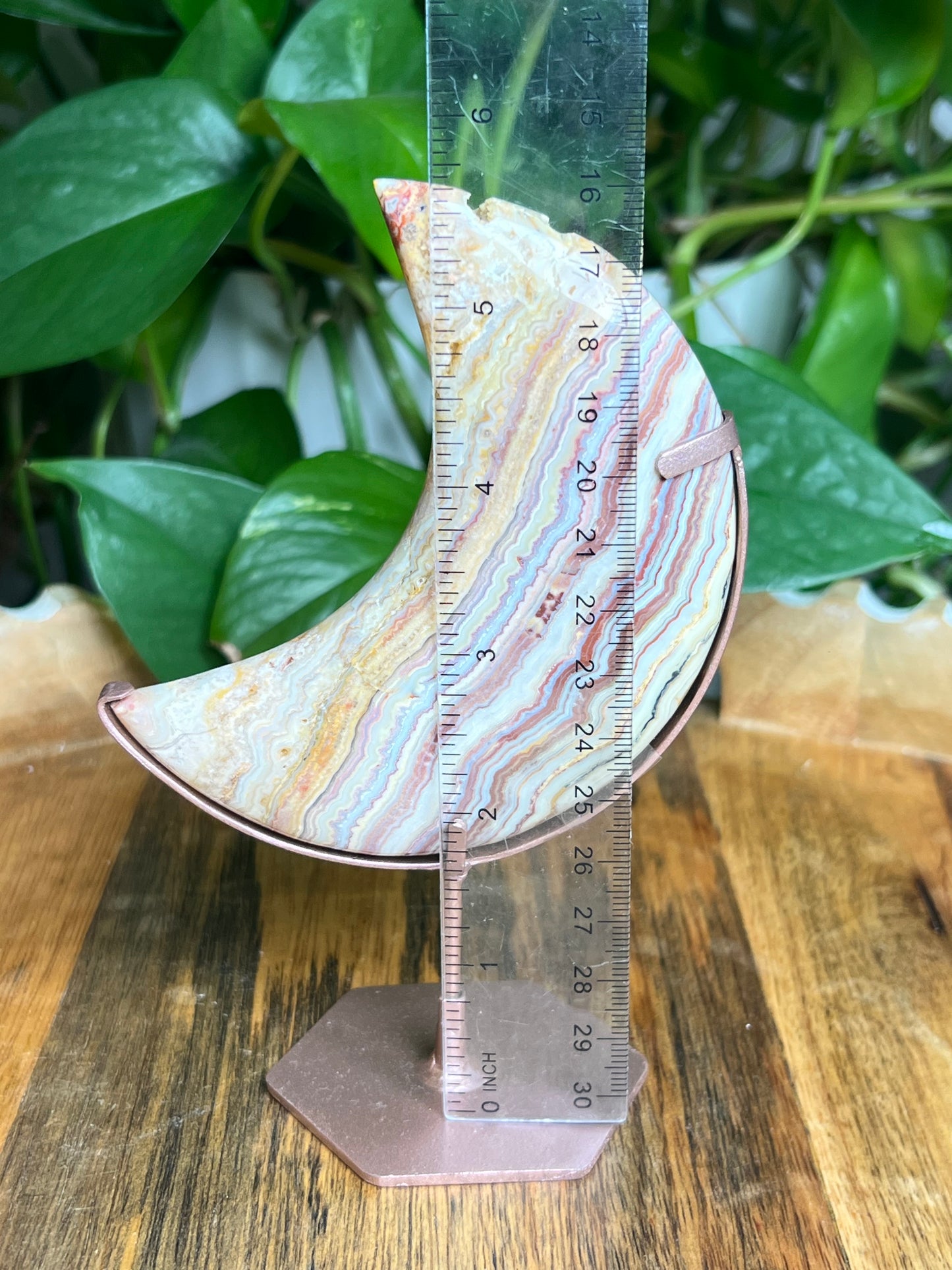 Crazy Lace Agate Moon: MO