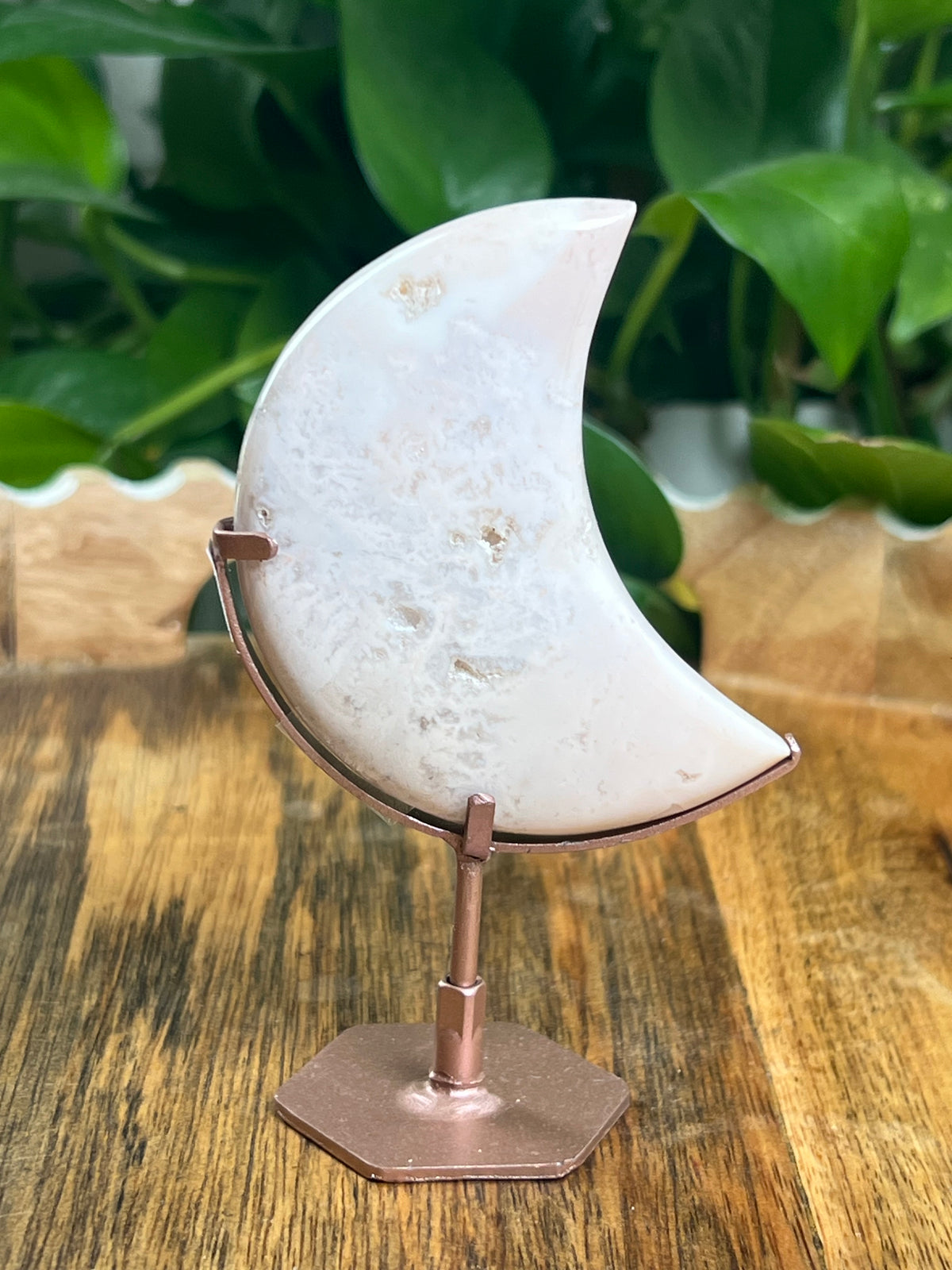Pink Carnelian Mini Moon: NB
