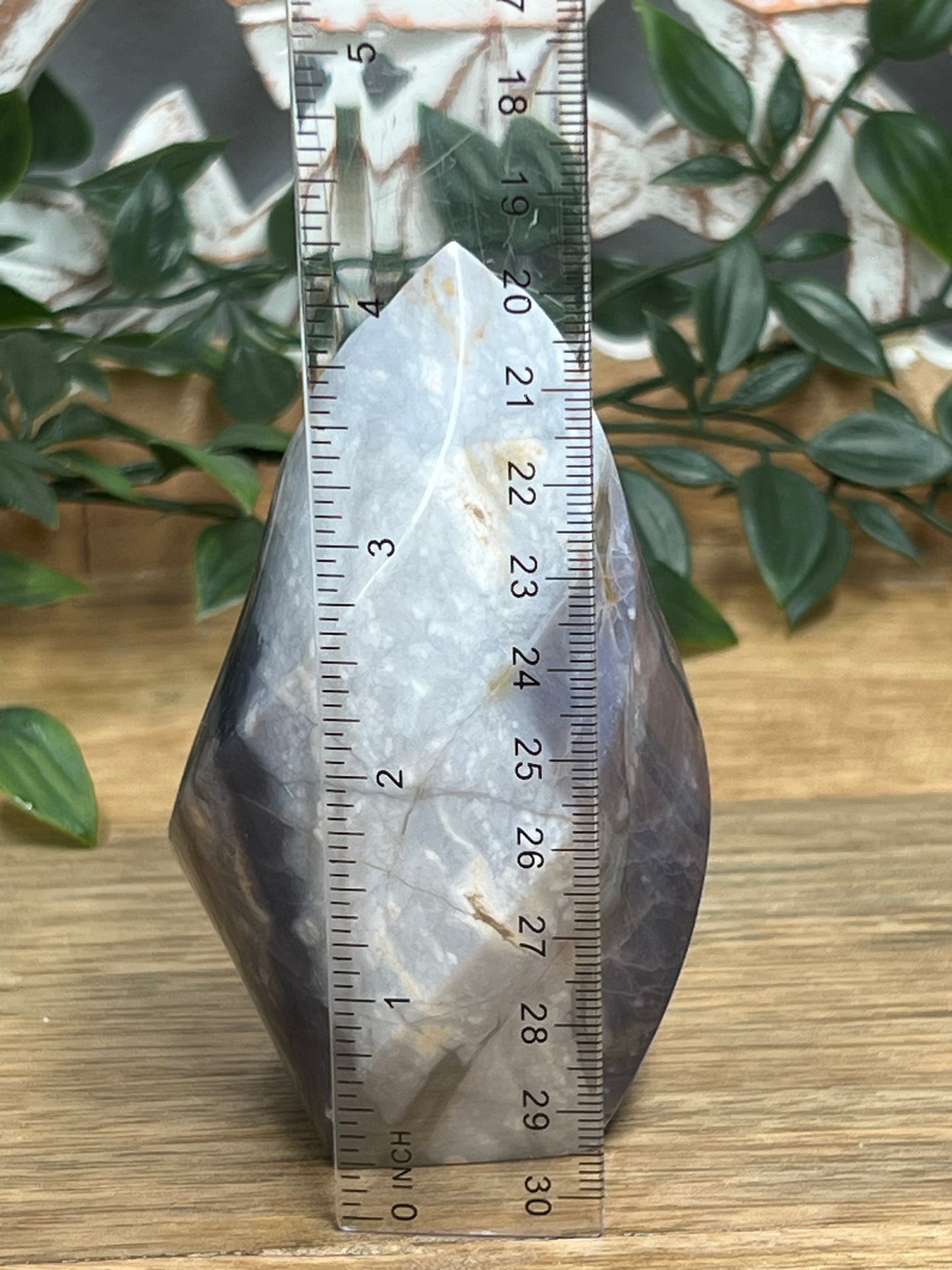 Purple Chalcedony Flame