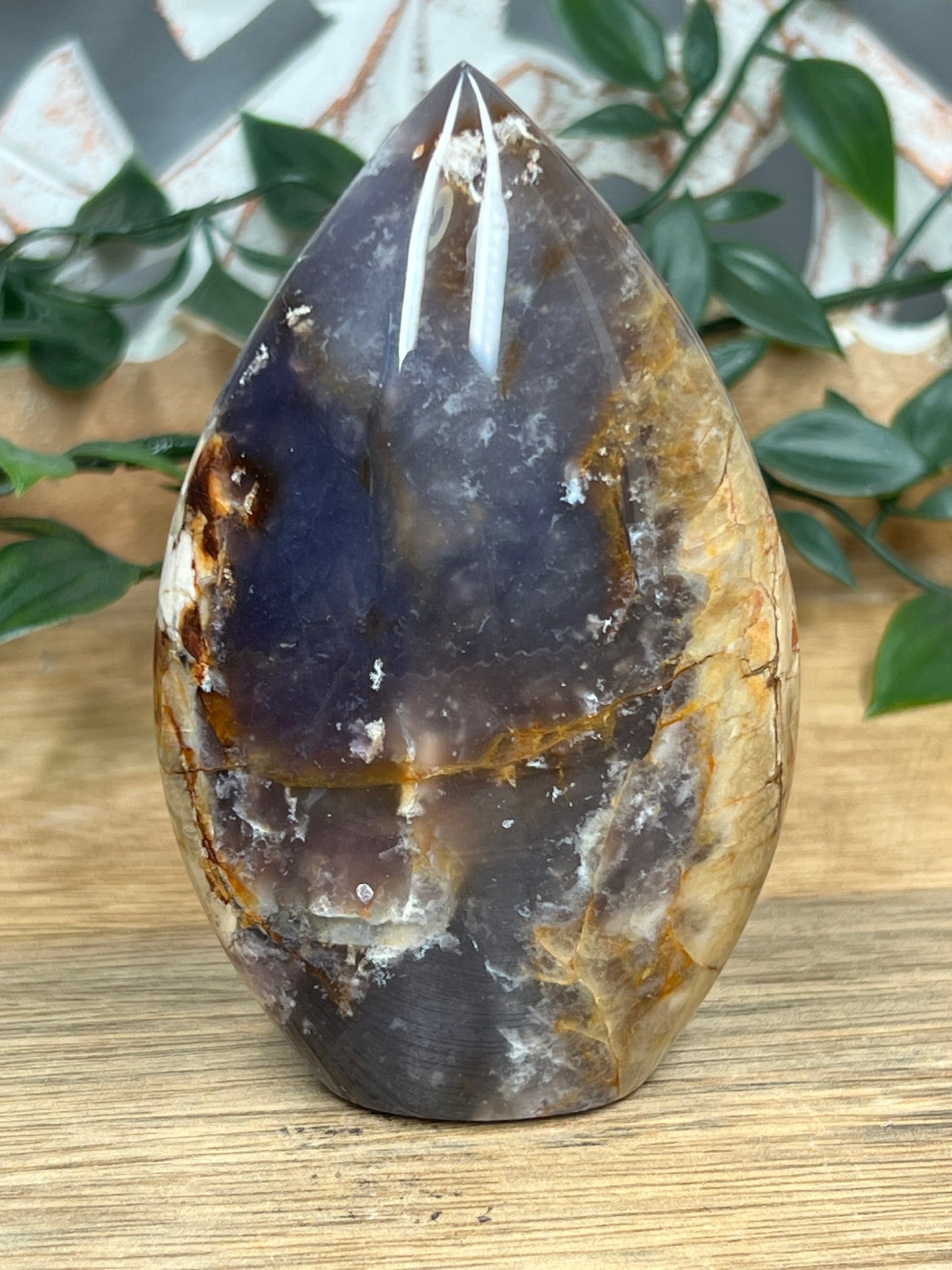 Purple Chalcedony Flame