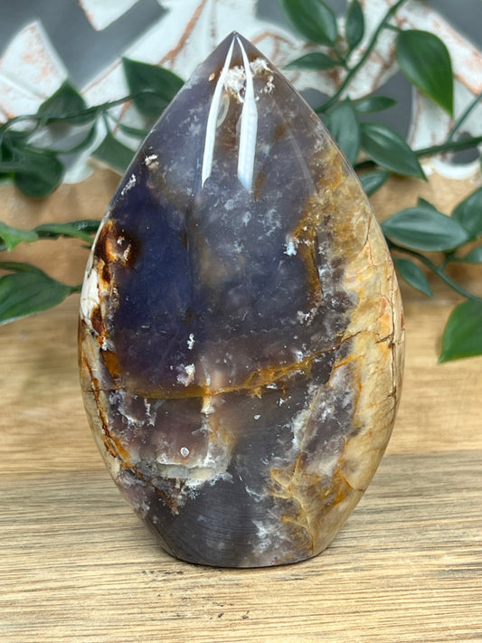 Purple Chalcedony Flame