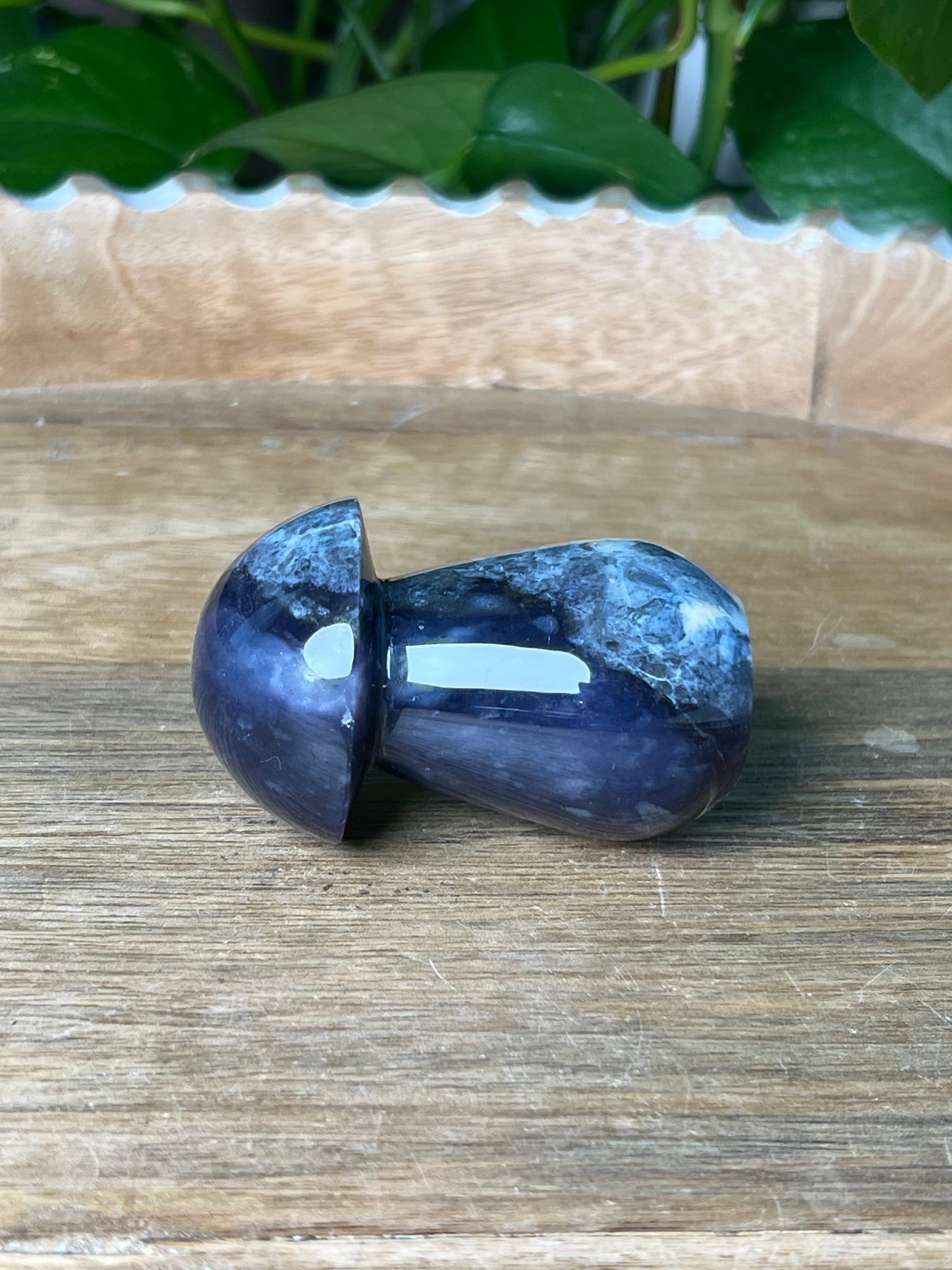 Purple Chalcedony Mushroom: BI