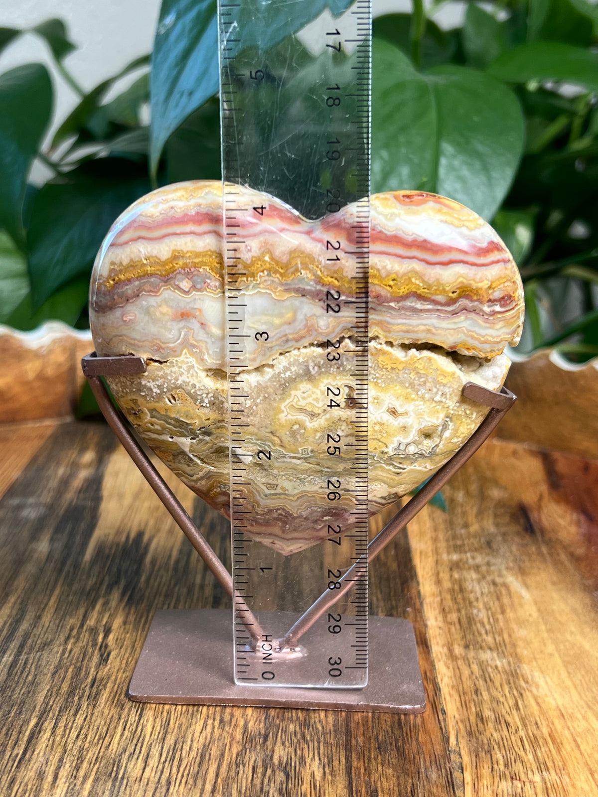 Crazy Lace Agate Heart: PL