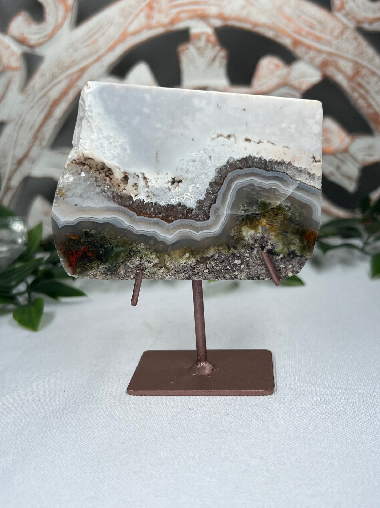 Scenic Moss Agate Slab
