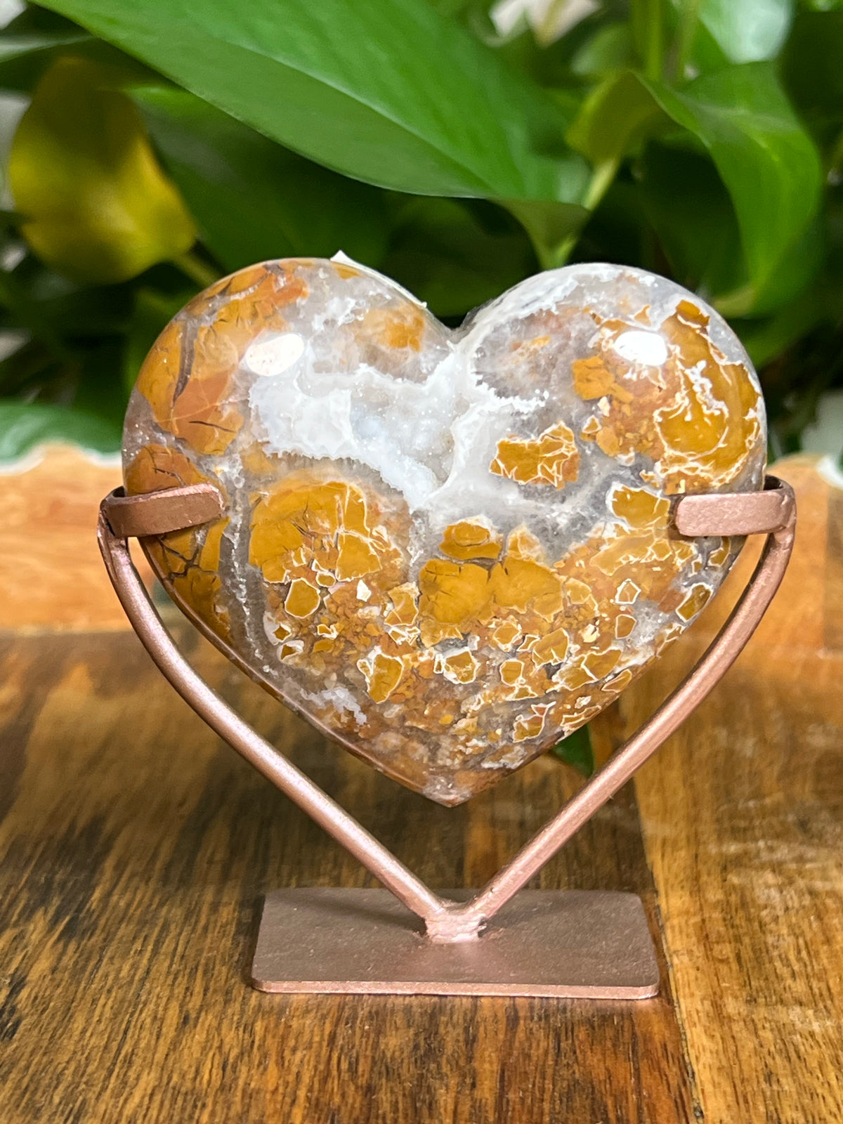 Brecciated Jasper Heart: DK