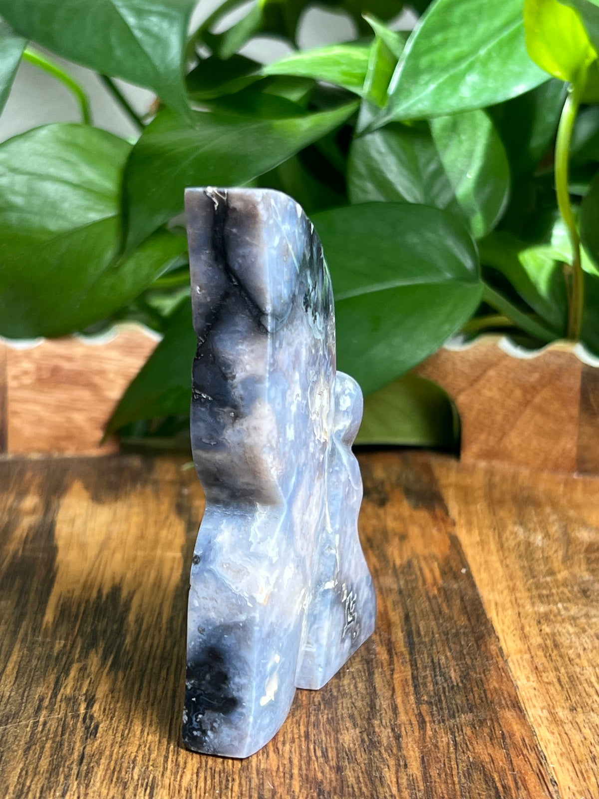 Blue Plume Agate Fairy: NQ