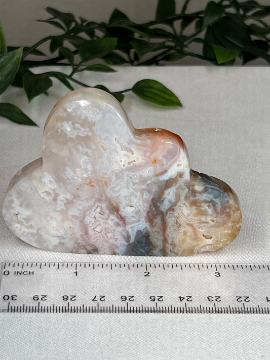 Rainbow Plume Agate Cloud