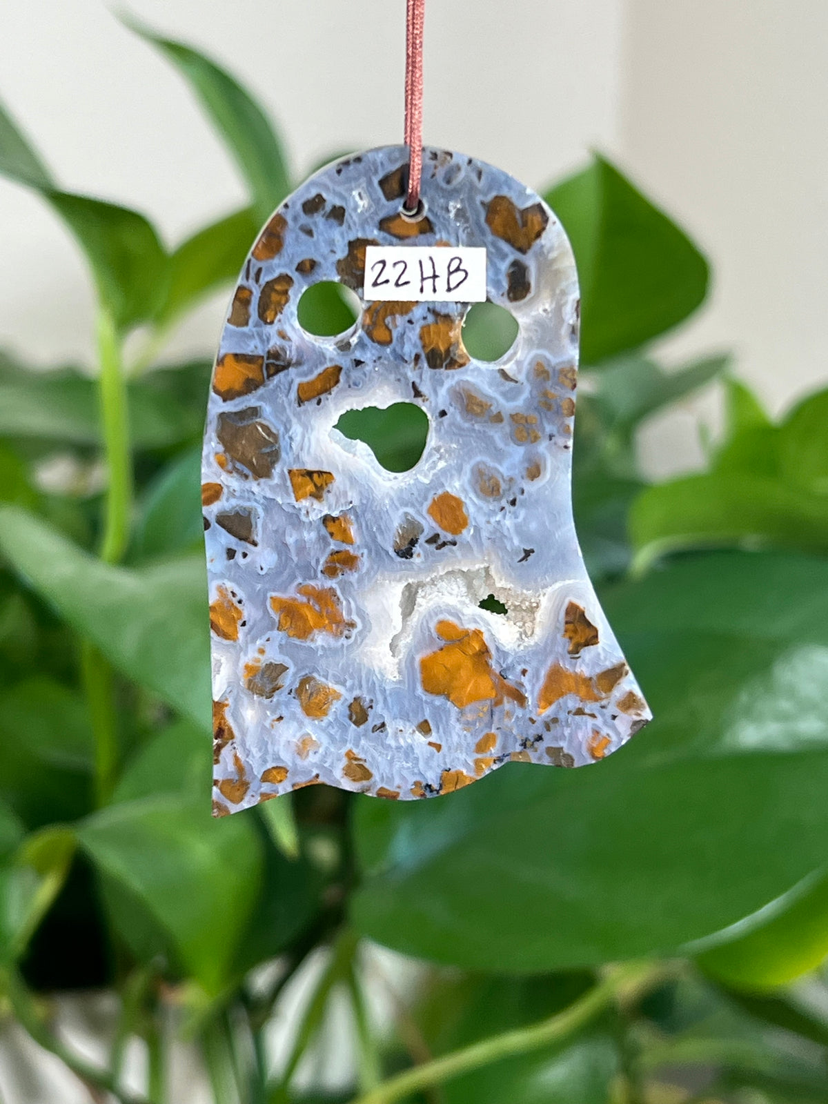 Brecciated Jasper Ghost Ornaments