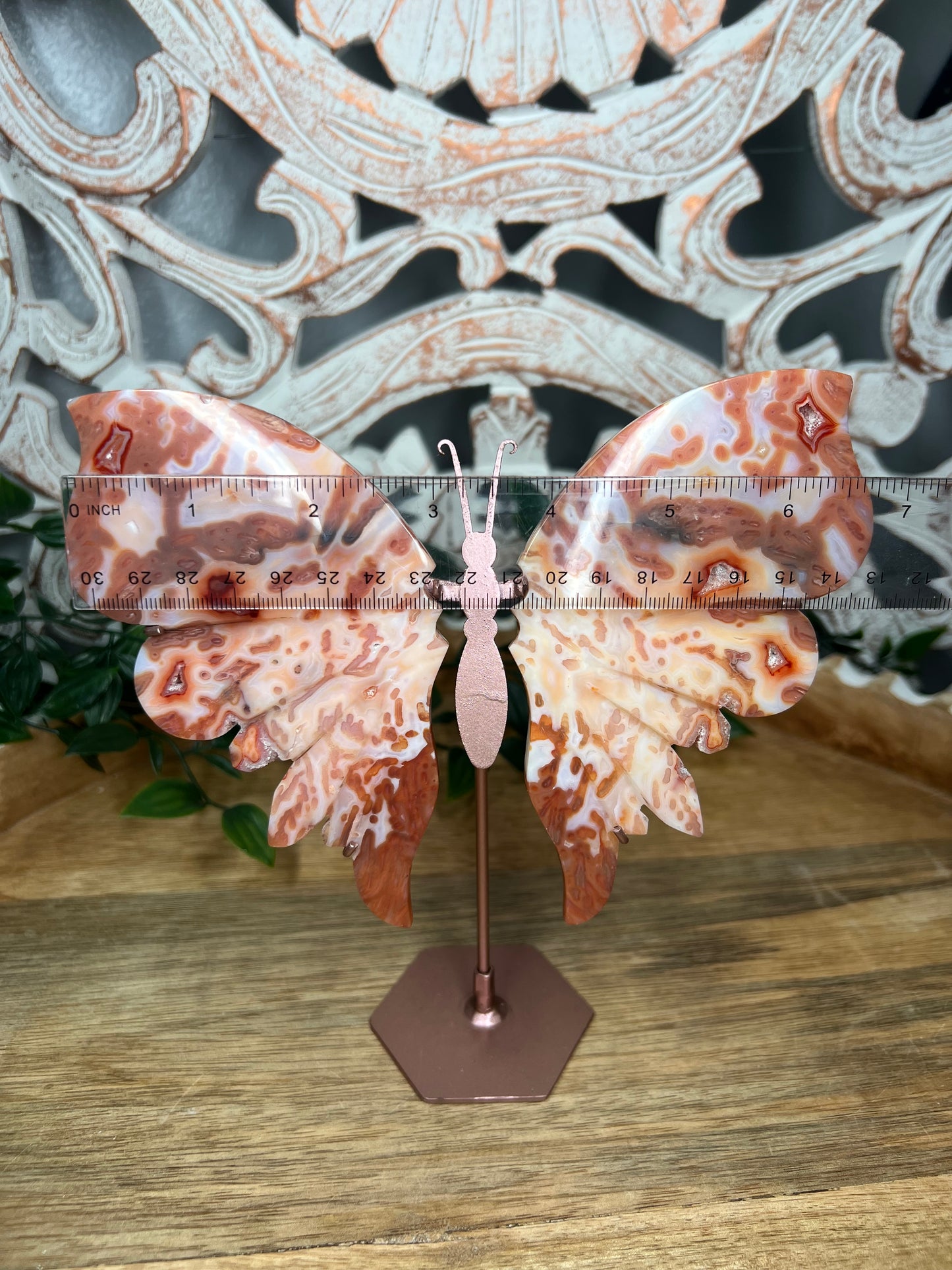 Pink Carnelian Wings