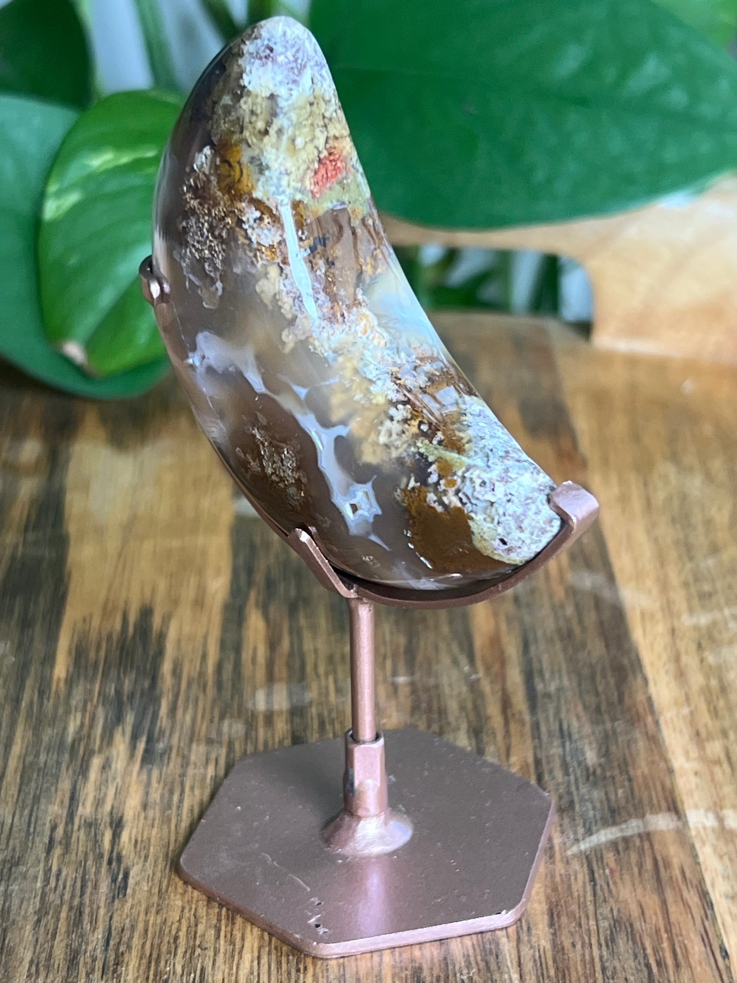 Scenic Moss Agate Moon: DE