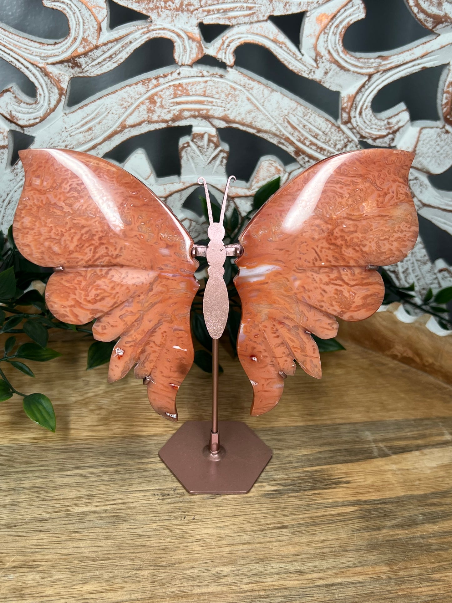Pink Carnelian Wings