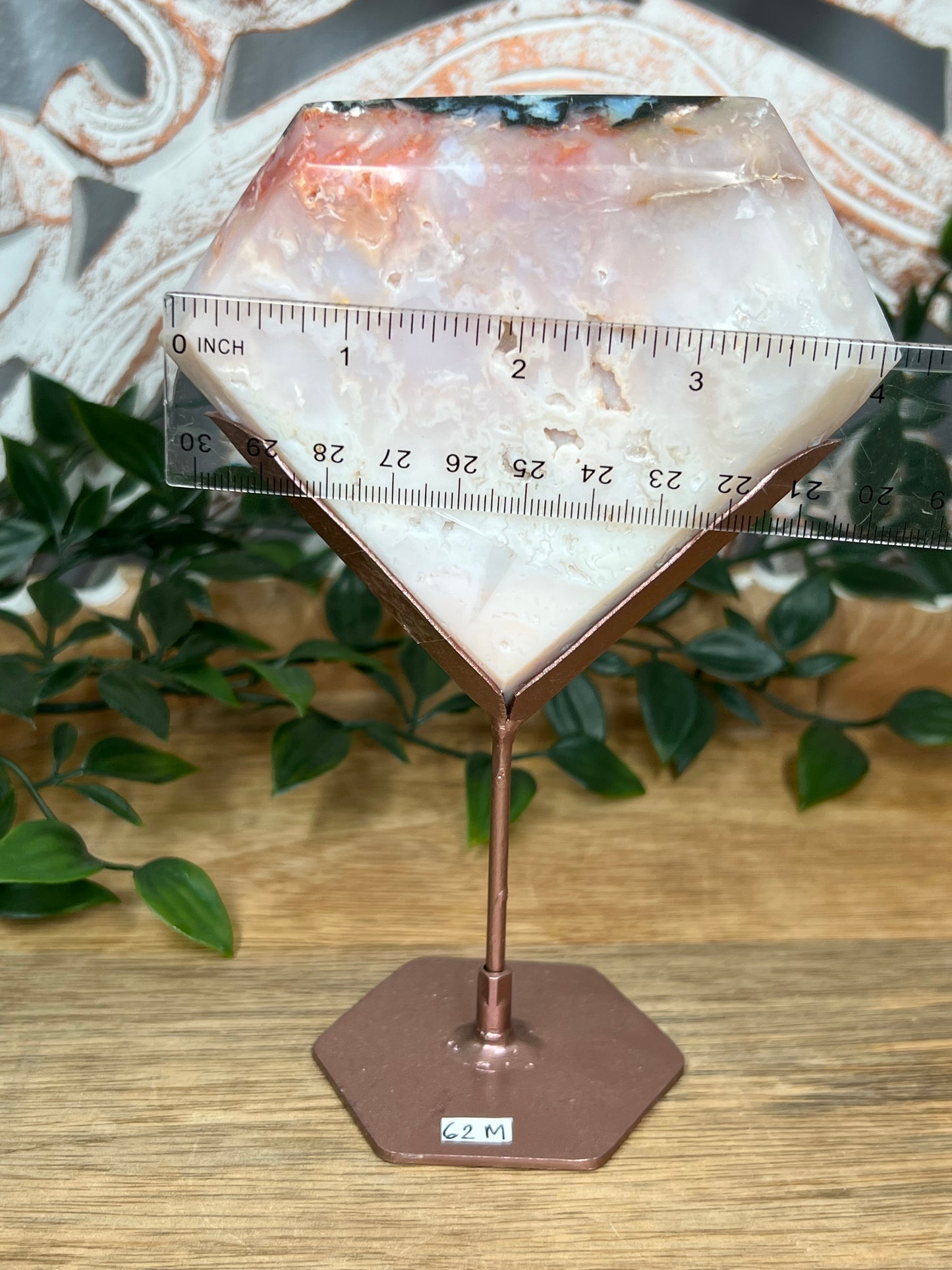 Rainbow Plume Agate Diamond