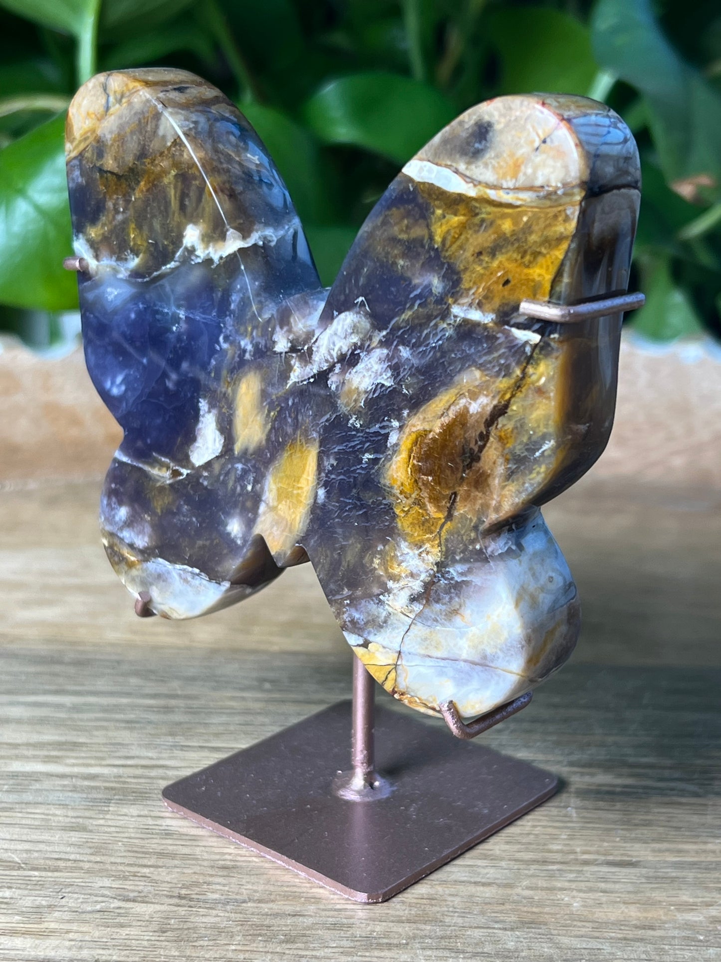 Purple Chalcedony Butterfly