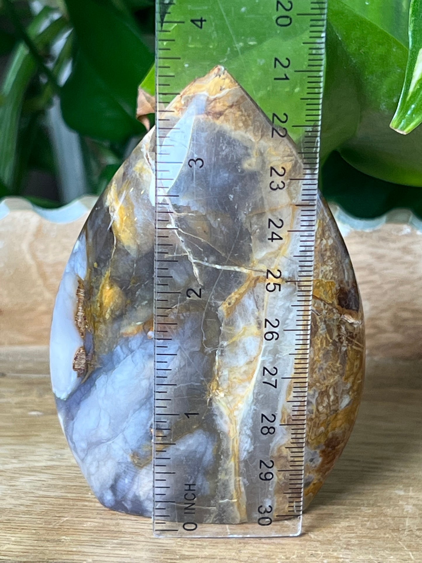 Purple Chalcedony Flame