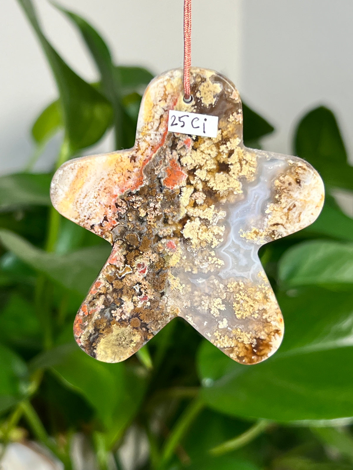 Scenic Moss Agate Gingerbread Ornaments