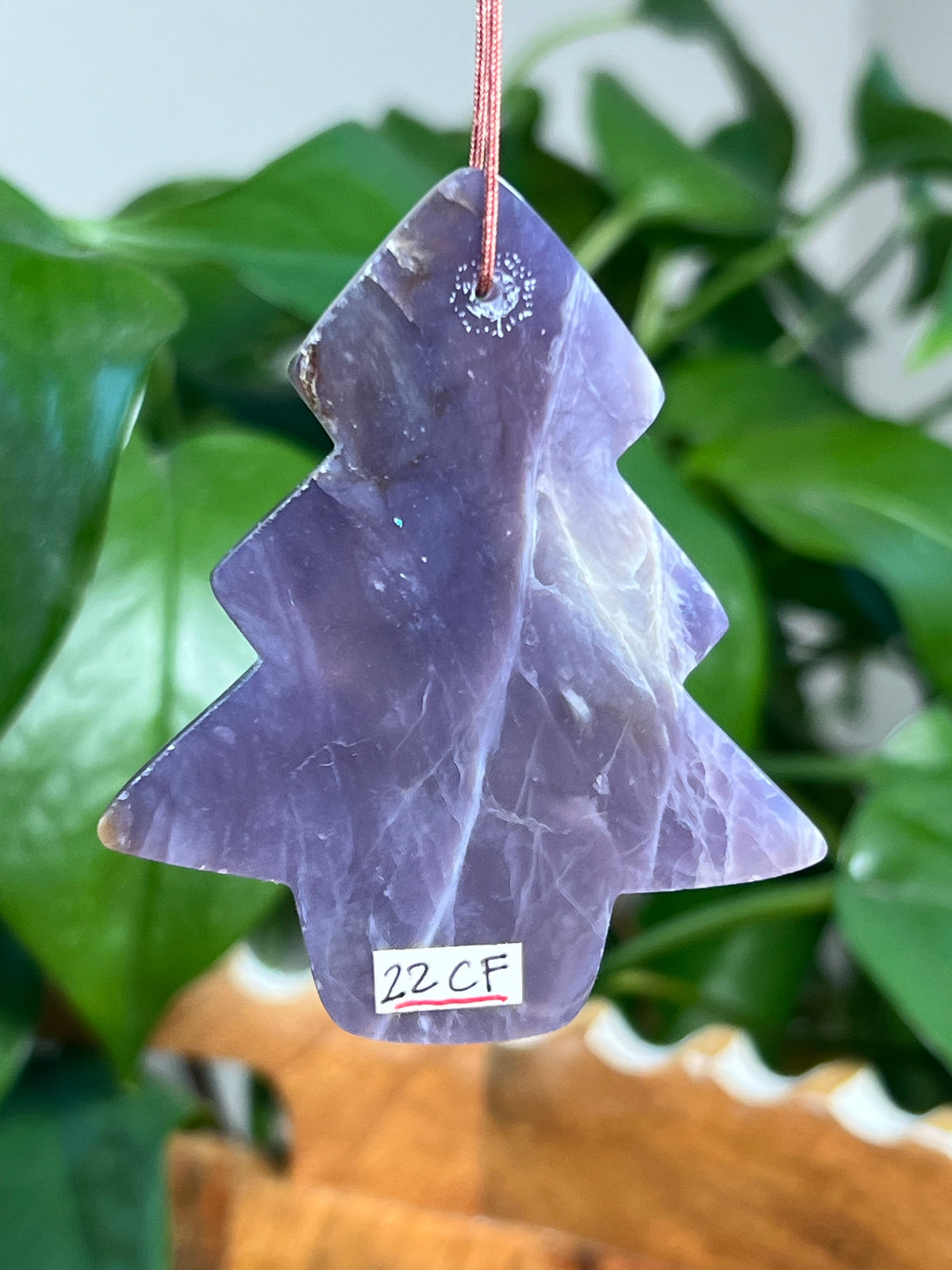 Purple Chalcedony Tree Ornaments