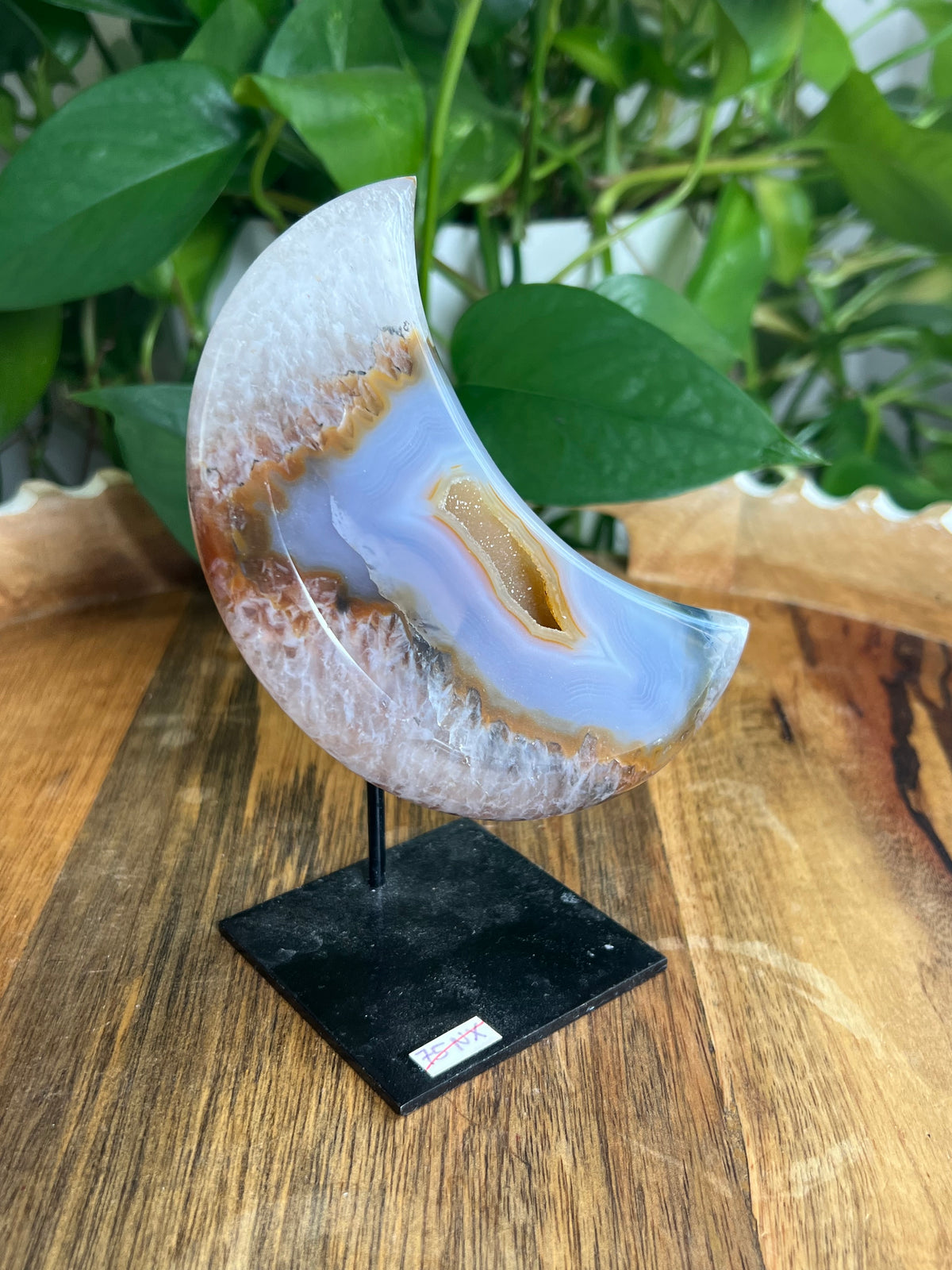 Brazilian Druzy Agate Moon: NX