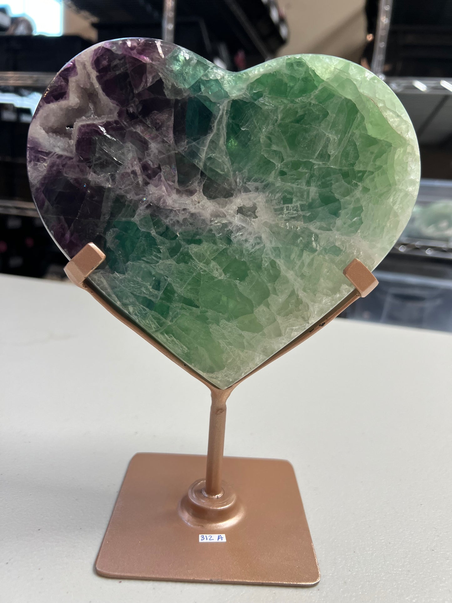 Fluorite Heart