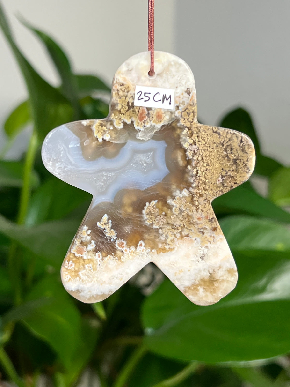 Scenic Moss Agate Gingerbread Ornaments